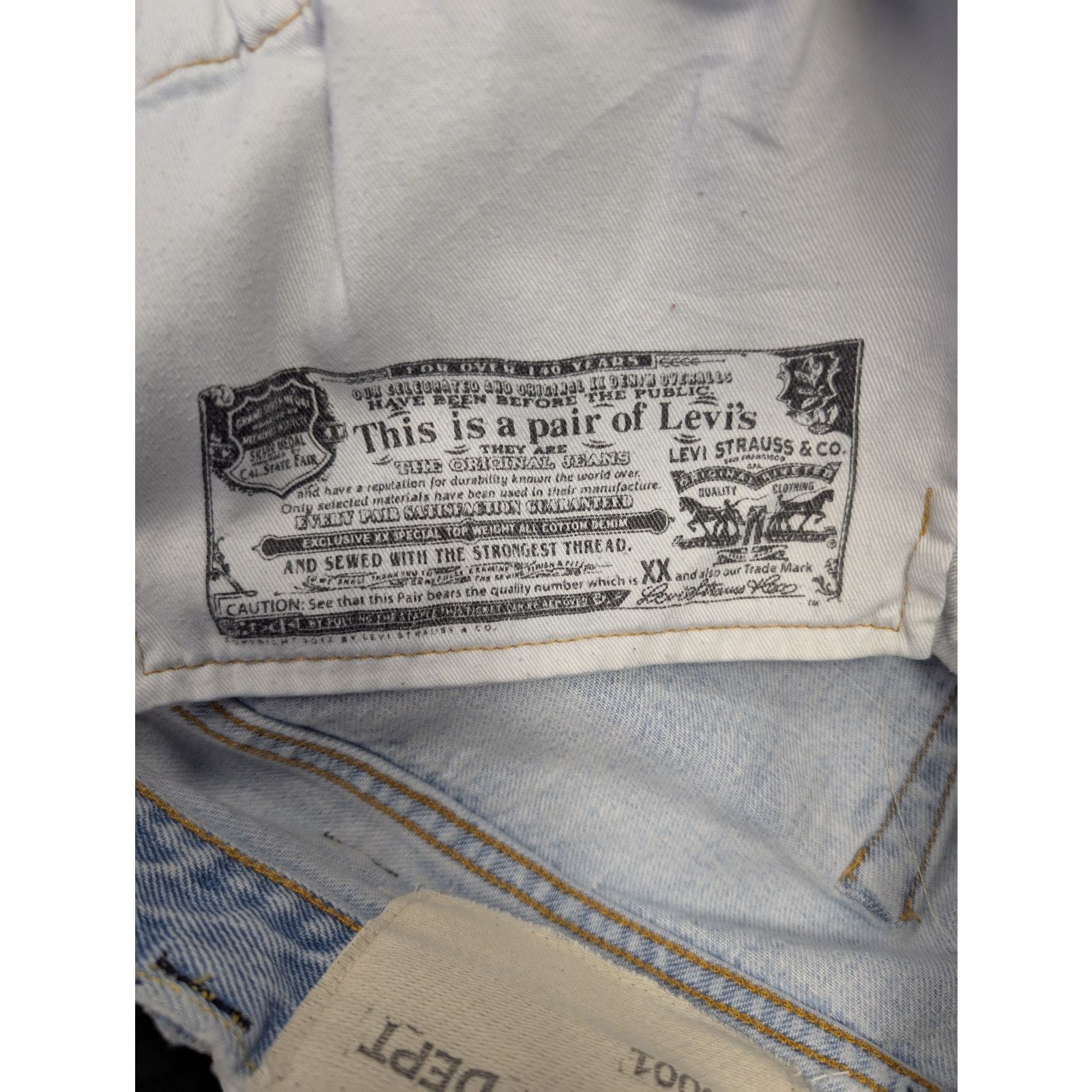 Gallery Dept. o1rshd1 Denim Jean Pants in Light Blue Size US 36 / EU 52 - 20 Thumbnail