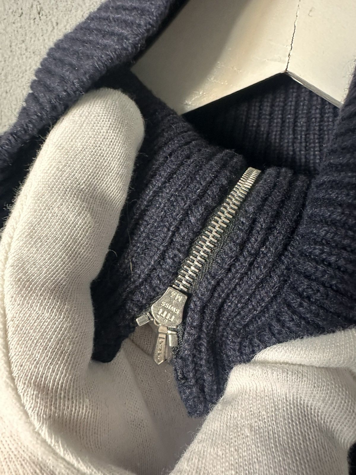 Brunello Cucinelli Brunello Cucinelli Cashmere Wool Silk Half Zip Sweater Italy Size US S / EU 44-46 / 1 - 6 Thumbnail