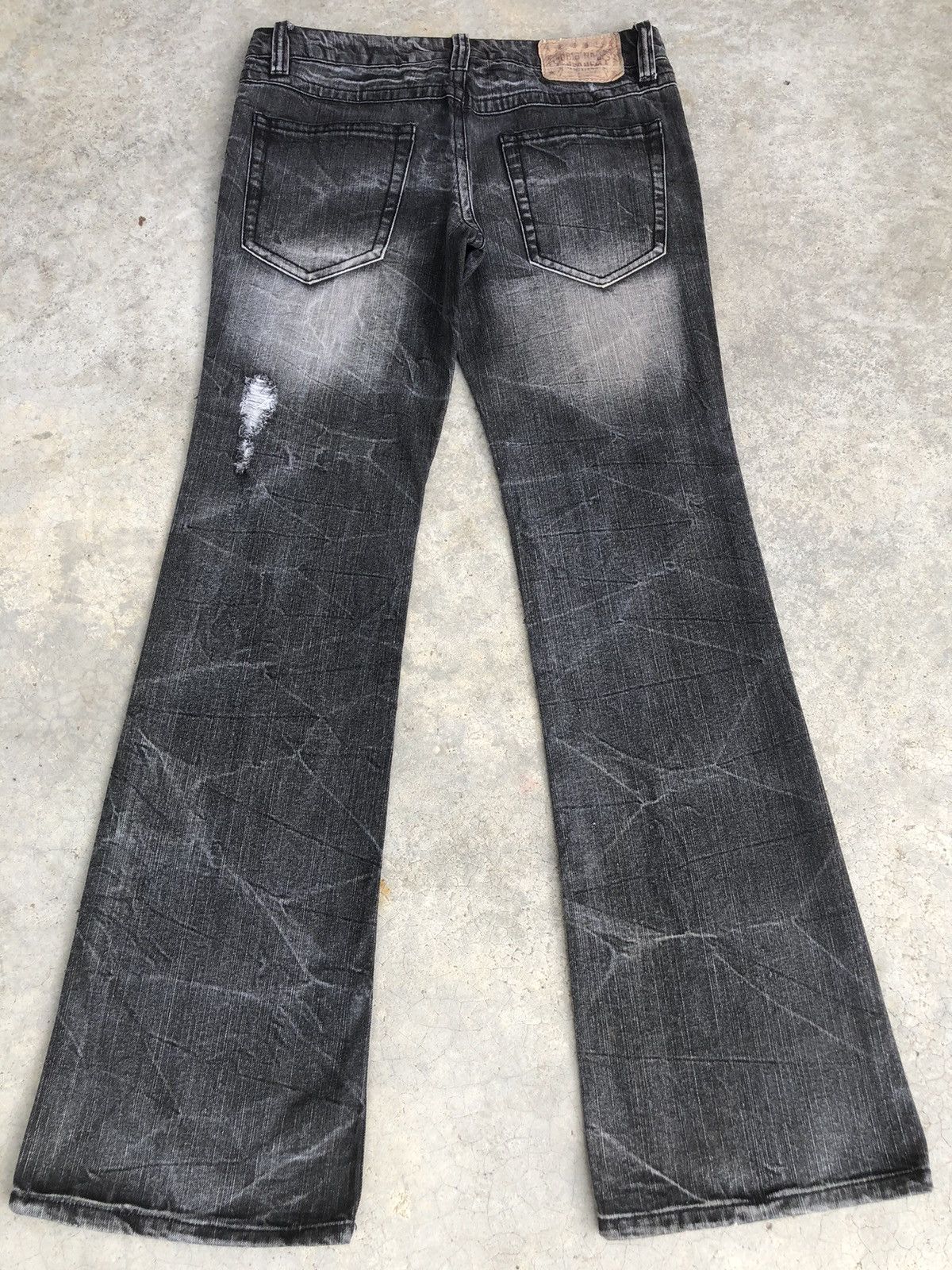 If Six Was Nine Japanese Original Flared Jeans Distressed Jeans Size US 32 / EU 48 - 2 Thumbnail
