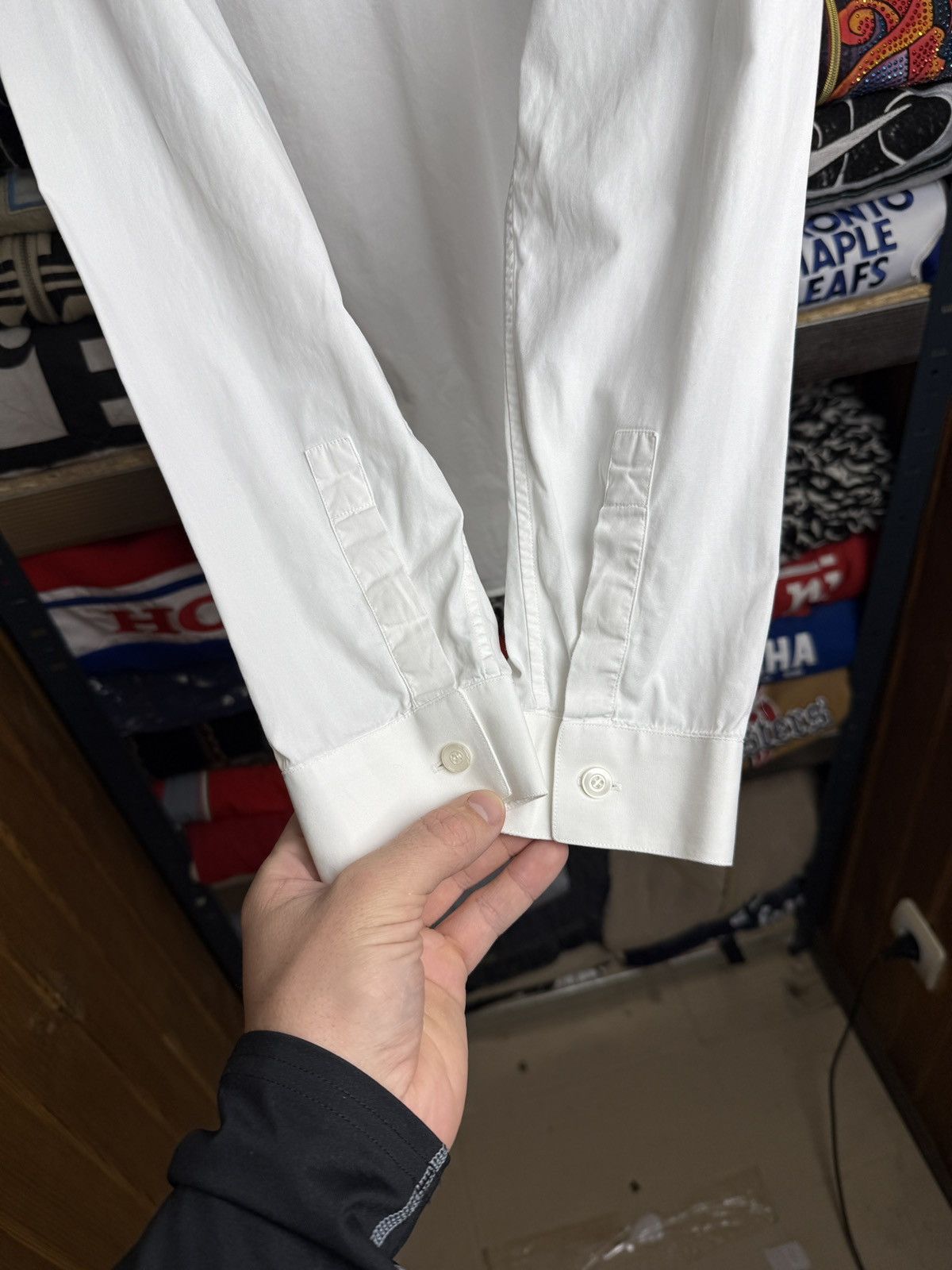 Dior Dior Homme White Luxury Shirt Size US M / EU 48-50 / 2 - 7 Thumbnail