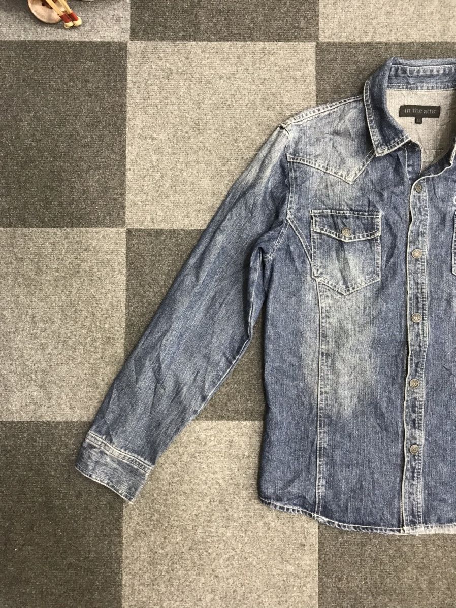 Japanese Brand × Seditionaries in the attic Westerner Denim Shirt Size M / US 6-8 / IT 42-44 - 3 Thumbnail