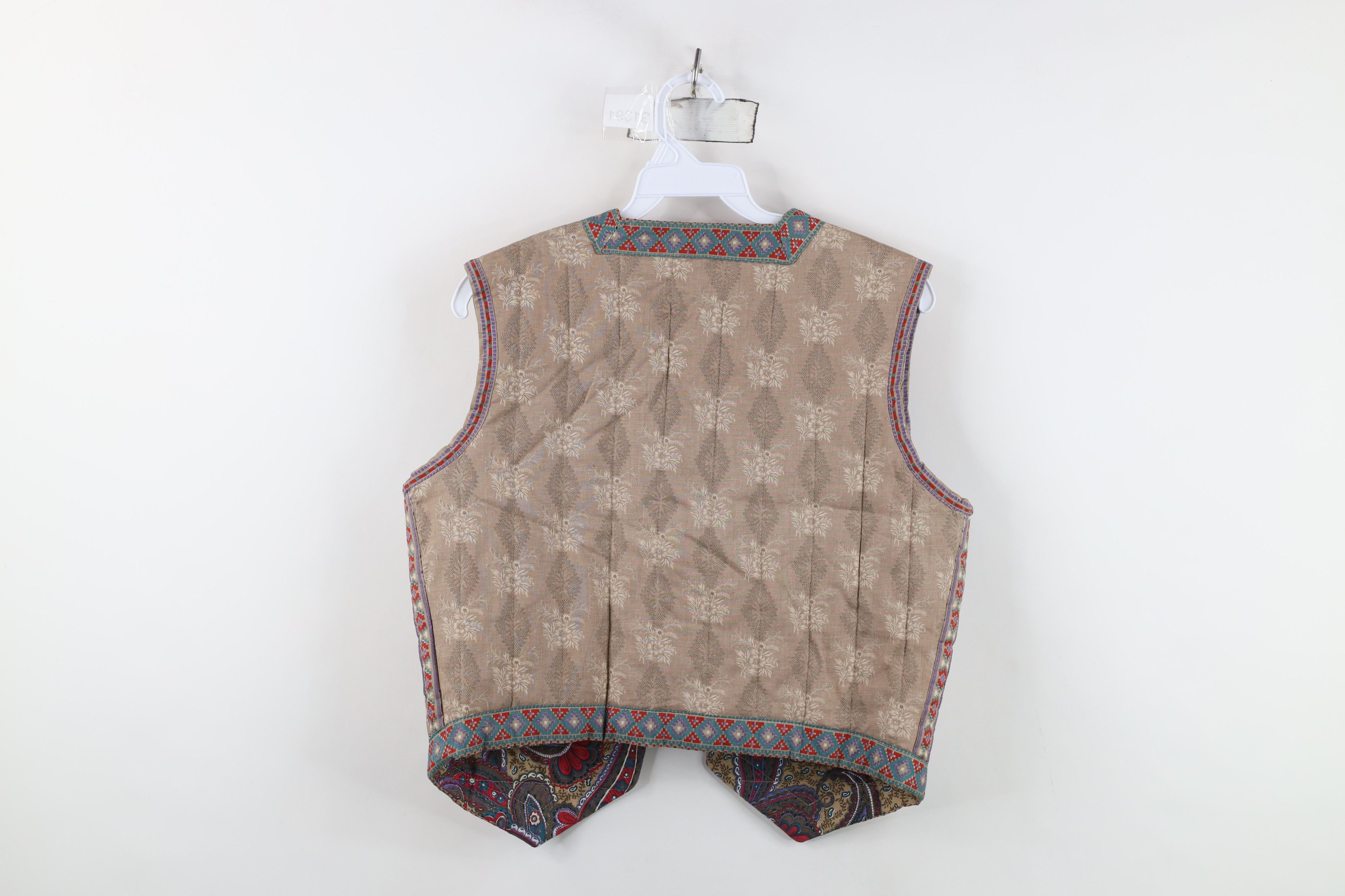 Vintage Vintage 90s Country Primitive Patchwork Open Vest Jacket Size M / US 6-8 / IT 42-44 - 9 Thumbnail