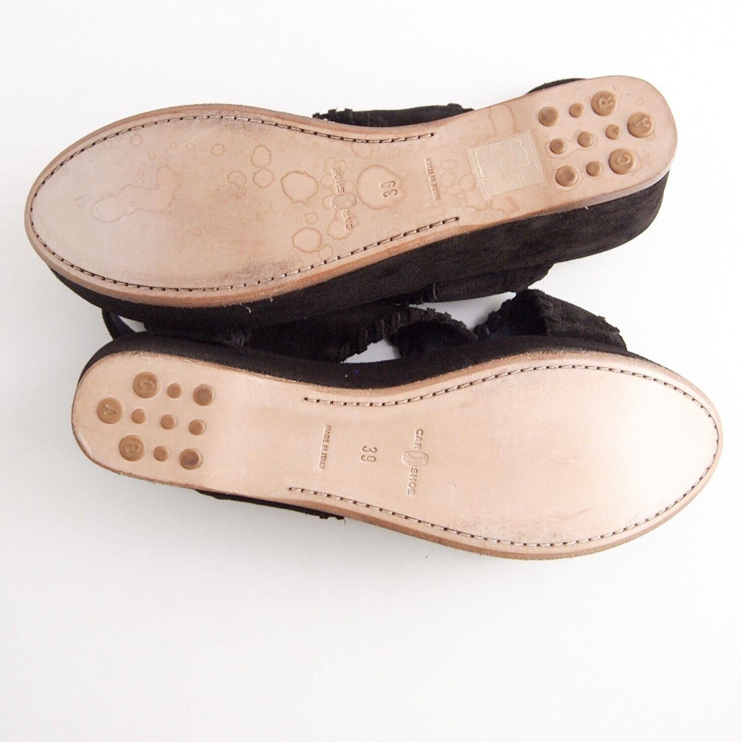 Car Shoe Car Shoe by Prada Wedge Sandals Brown Suede Size US 9 EU 39 Size US 9 / IT 39 - 7 Thumbnail