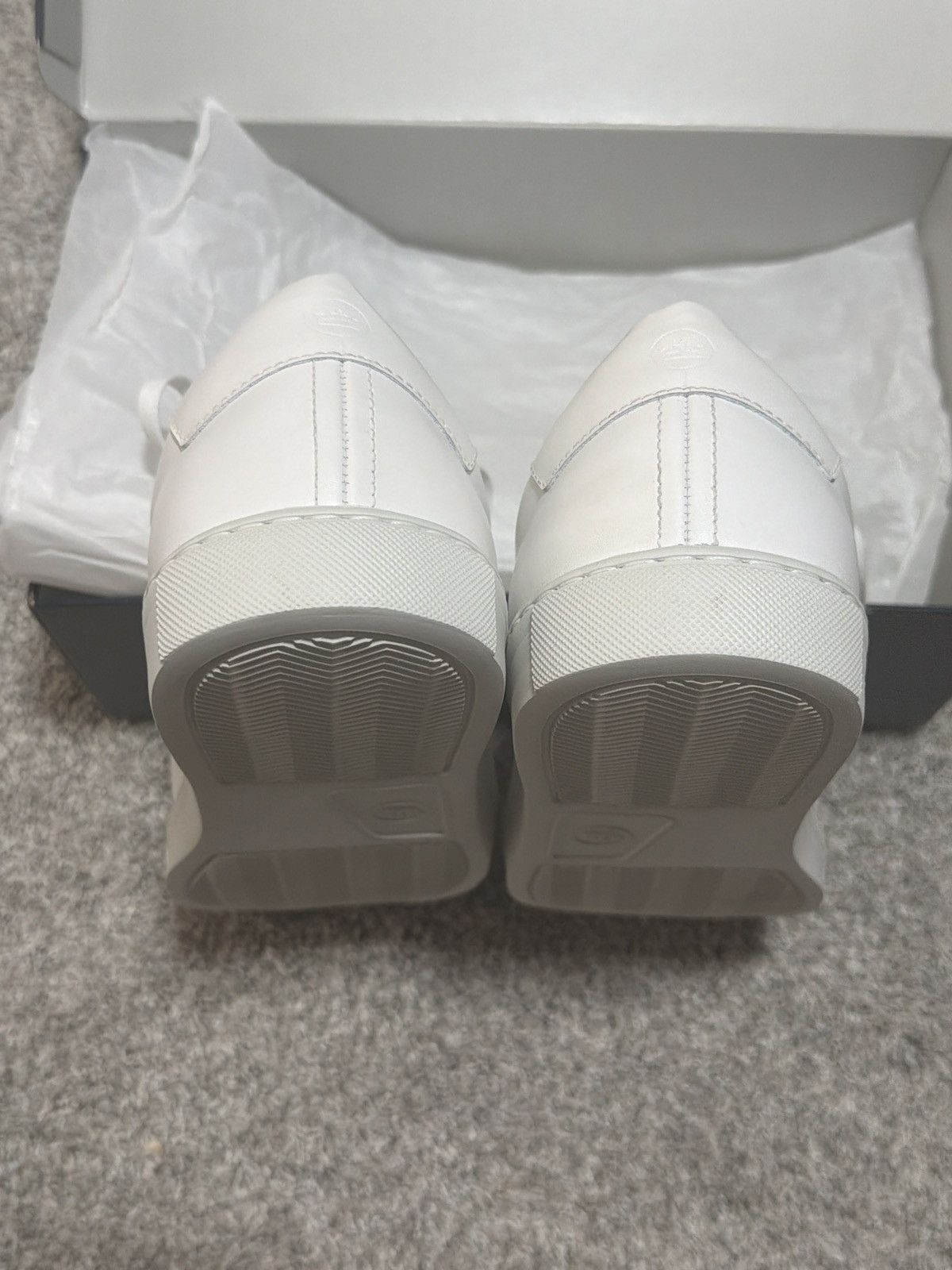 Peter Millar Peter Millar Vantage Lite White Leather Sneakers Size US 12 / EU 45 - 5 Thumbnail