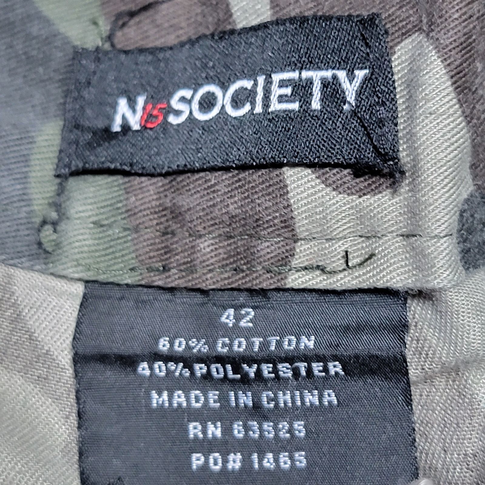 Other N&Society Green Camo Lightweight Cargo Shorts - Size 42 Size US 42 / EU 58 - 5 Thumbnail