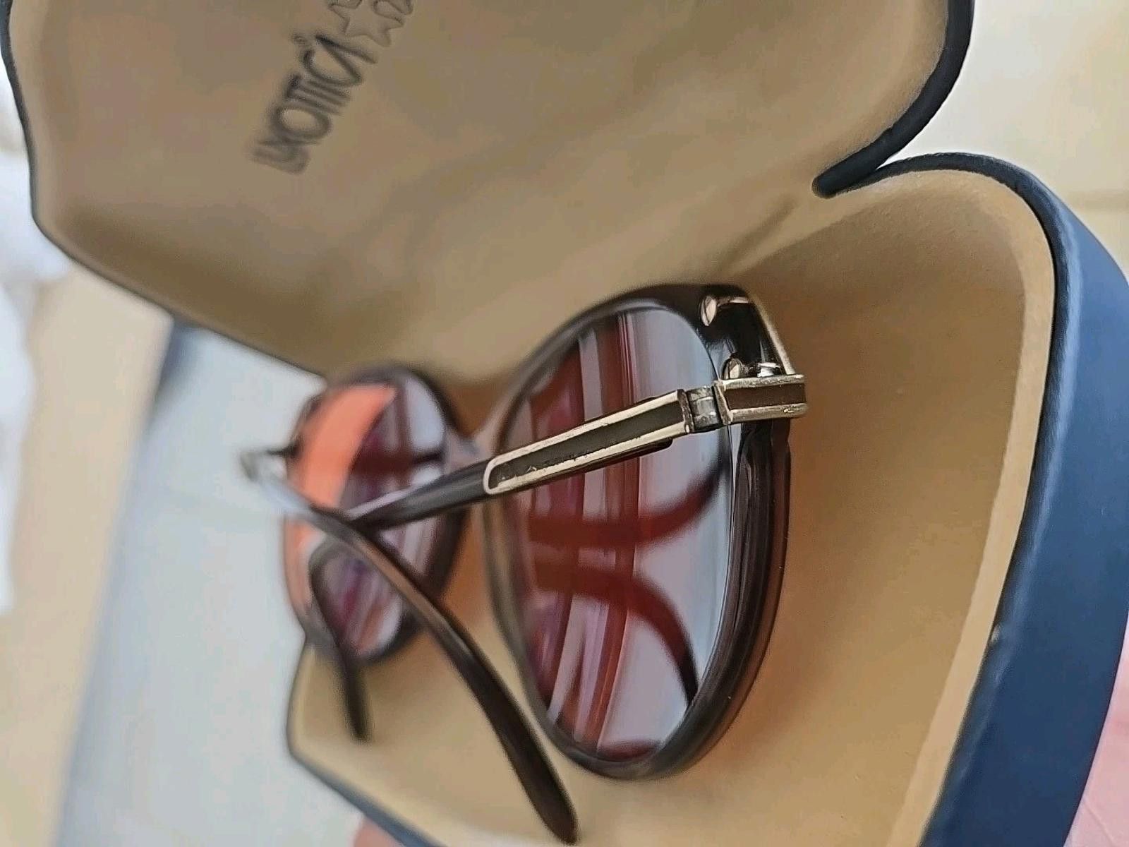 Other Vintage Luxottica Brown 1304 Made In Italy Oversized FRAMES Size ONE SIZE - 4 Thumbnail