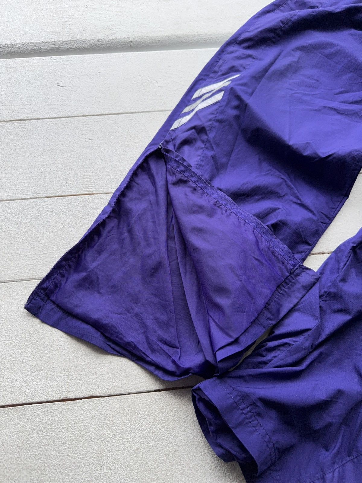 Adidas 00s Retro Adidas Purple Climalite Track Pants Y2K Sport Tech Size US 36 / EU 52 - 4 Thumbnail