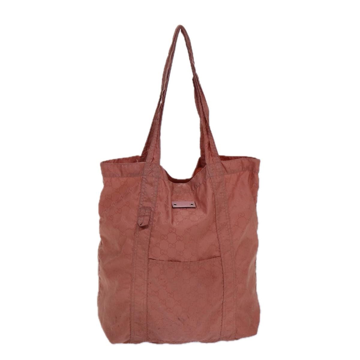 Gucci GUCCI GG Canvas Tote Bag Pink Size ONE SIZE - 1 Thumbnail
