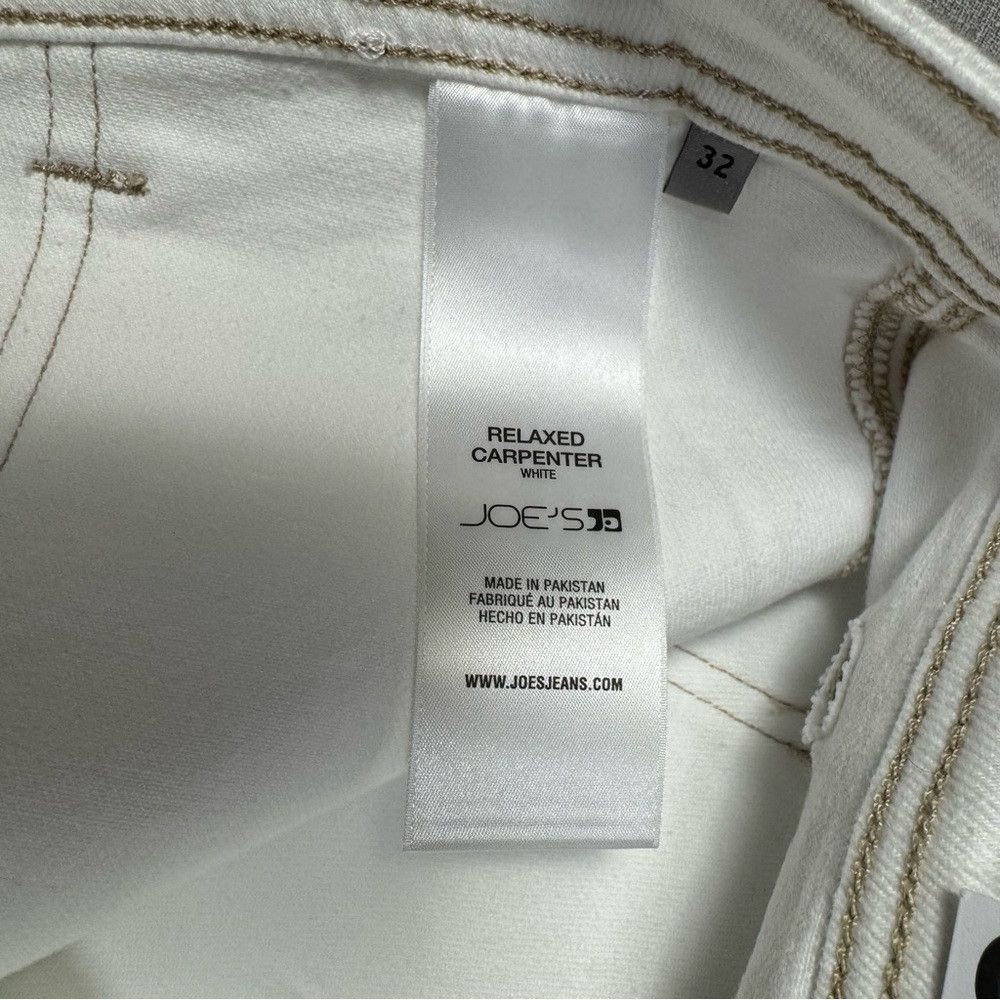 Joe's NWT New Joe's The Relaxed Carpenter Pants Jeans In White Si Size 32" / US 10 / IT 46 - 6 Thumbnail