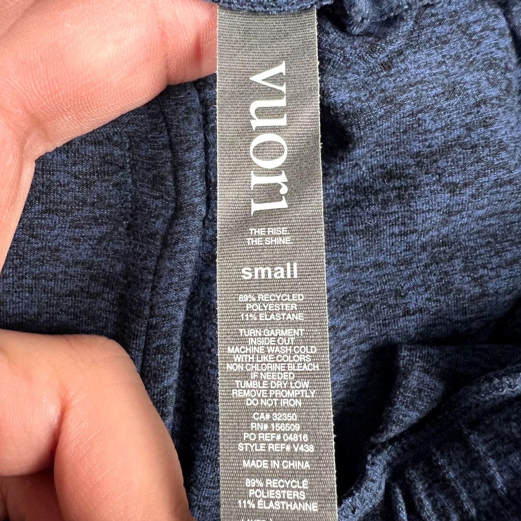 Vuori Vuori Ponto Performance Jogger, Blue, Small - Recycled Polyester Blend, Knit, Athletic, Travel, , Waist 28 in Size US 29 - 3 Thumbnail