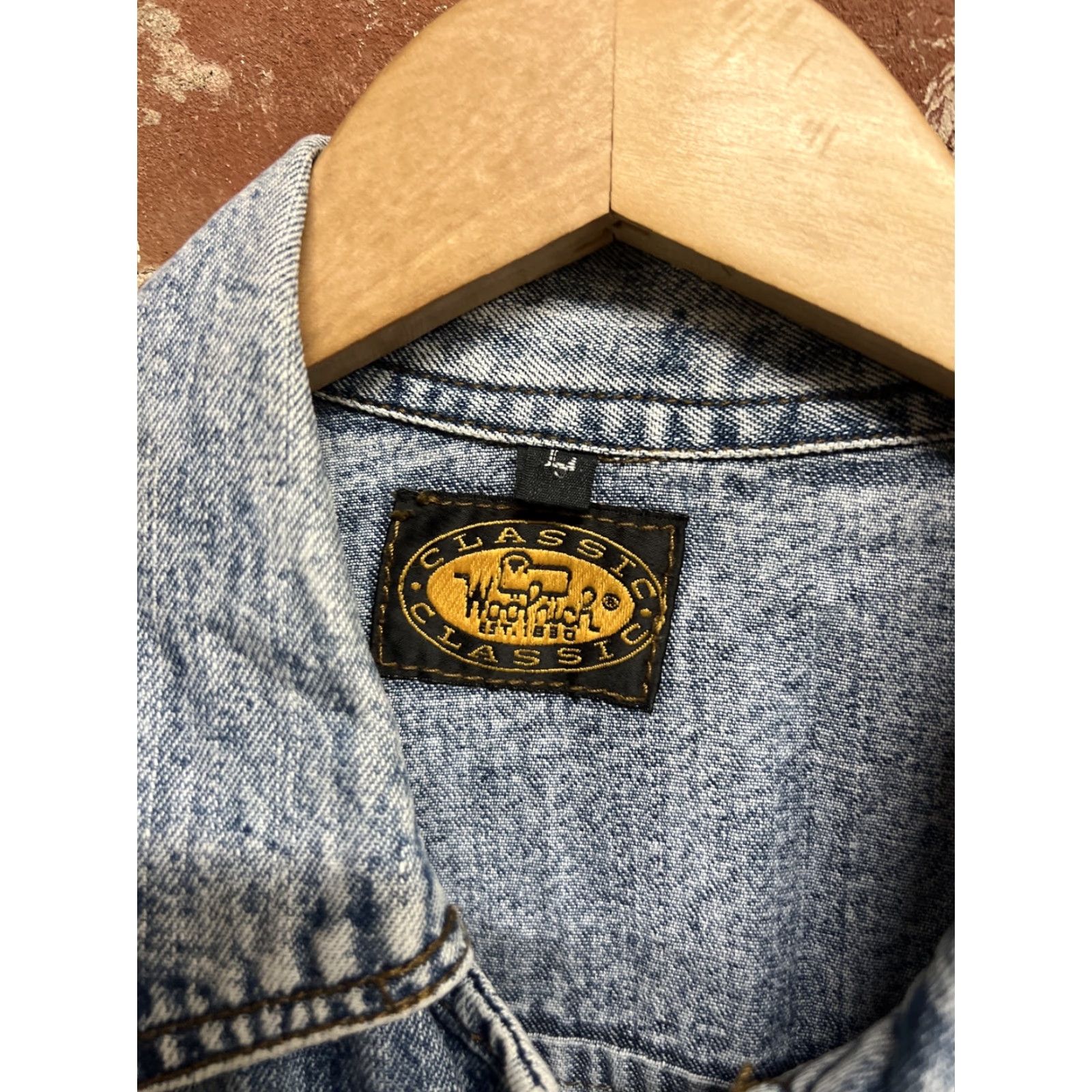 Vintage VINTAGE Woolrich Denim Jacket Men L Blue Sherpa Lined Denim | Jacket | Woolrich | Blues? Size US L / EU 52-54 / 3 - 3 Thumbnail