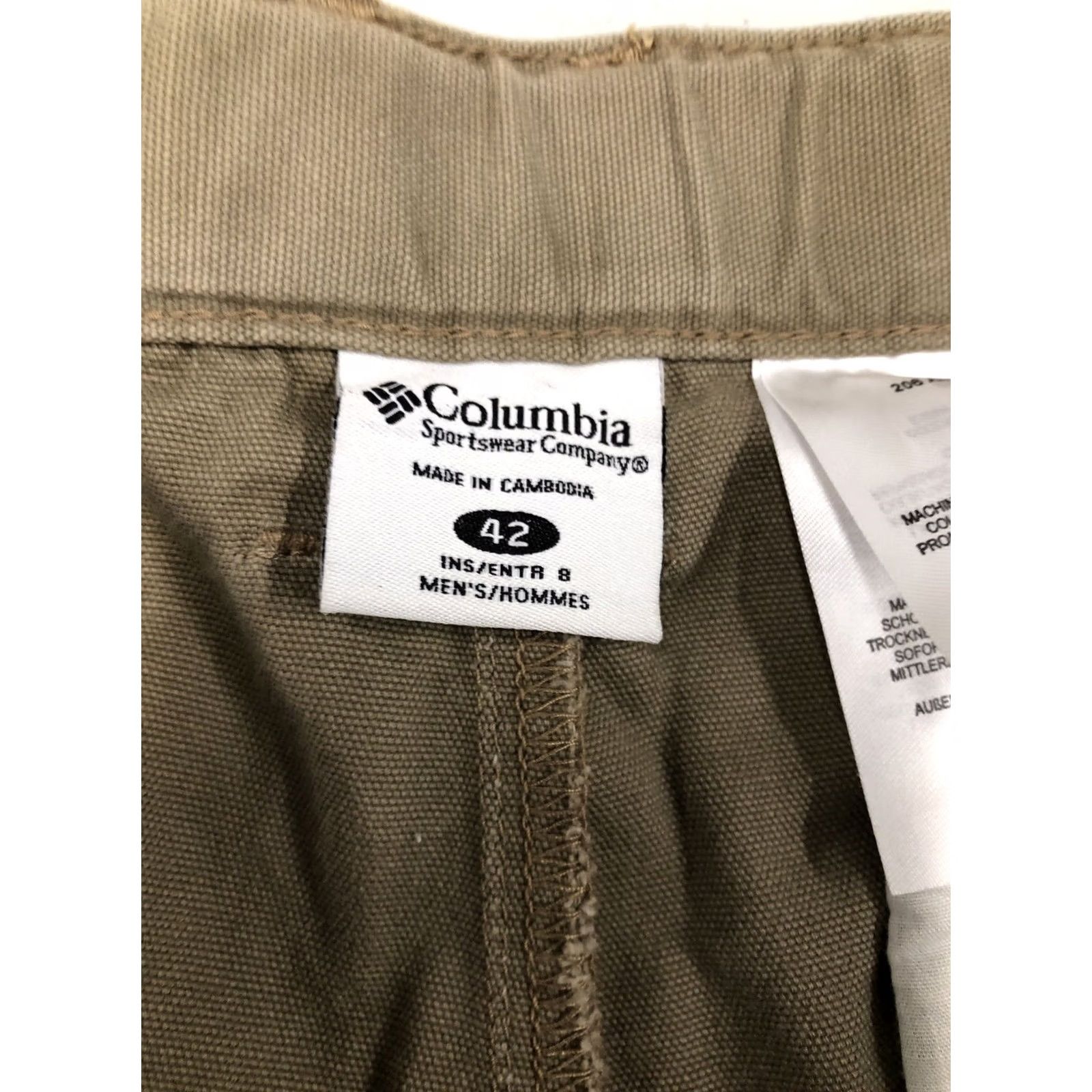 Vintage Columbia Cargo Shorts Cotton Brown 42 Mens Size 42 Button Closure Pockets Regular Fit Casual Size US 42 / EU 58 - 5 Thumbnail
