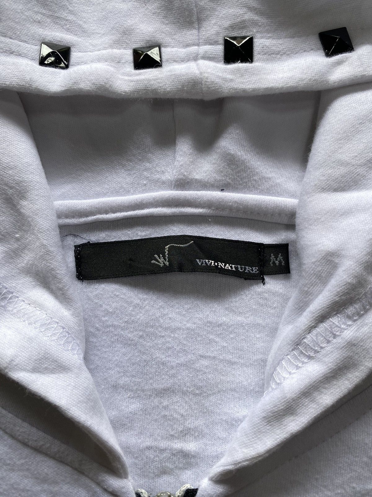 If Six Was Nine × Japanese Brand × Le Grande Bleu (L.G.B.) 2000s Vivi Nature Studed Skull Zip up Hoodie Size US M / EU 48-50 / 2 - 6 Thumbnail