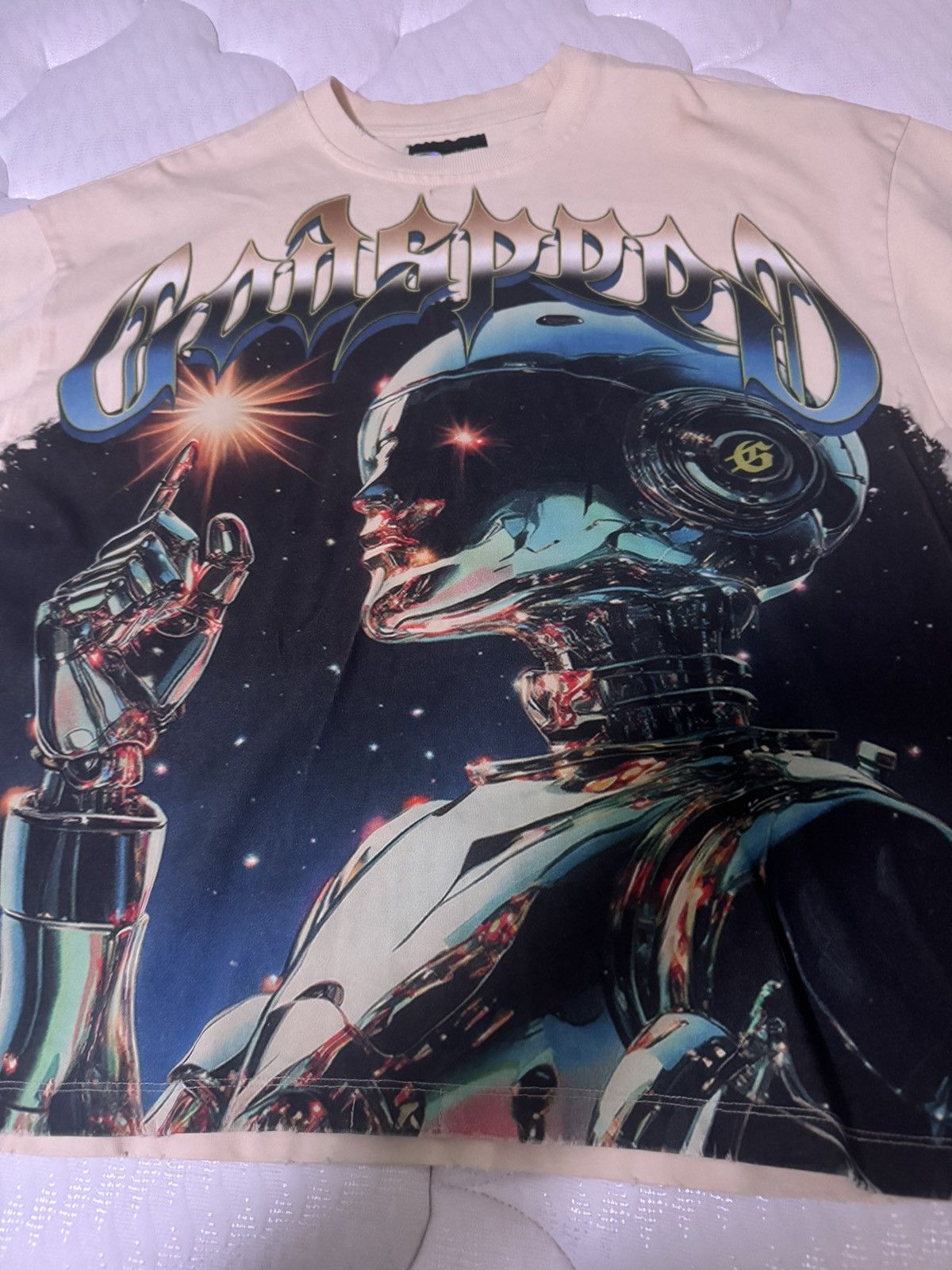 Godspeed Godspeed Sputnik Moment tee Bone Size US M / EU 48-50 / 2 - 2 Thumbnail