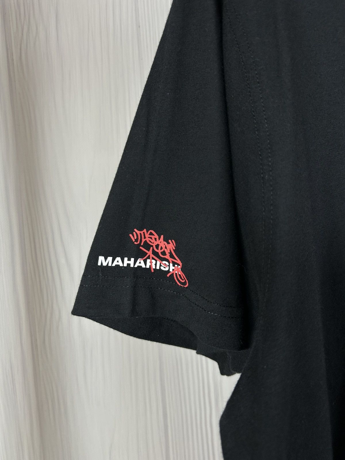 Maharishi Limited Rare MAHARISHI Teach Oker Stay Human Or Die T-Shirt Size US L / EU 52-54 / 3 - 3 Thumbnail