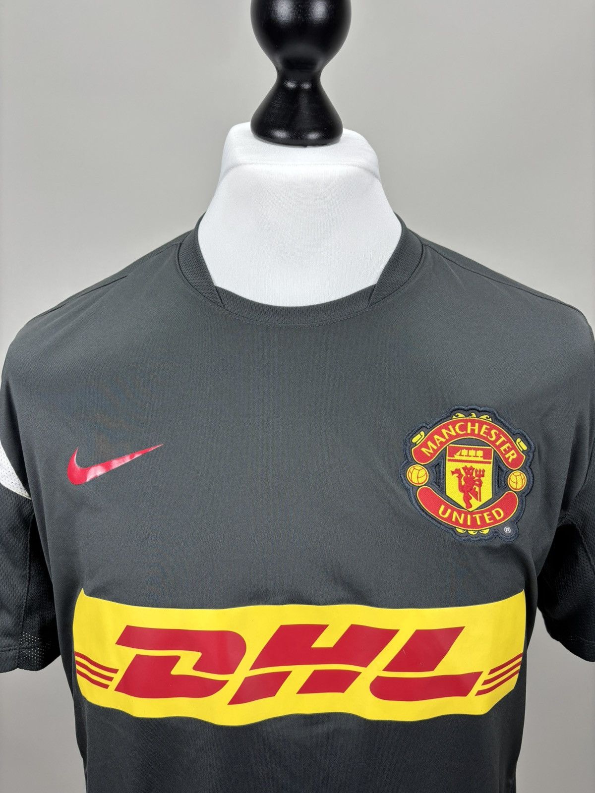 Nike Mens t shirt Nike Manchester United Size L Color Gray Size US L / EU 52-54 / 3 - 3 Thumbnail