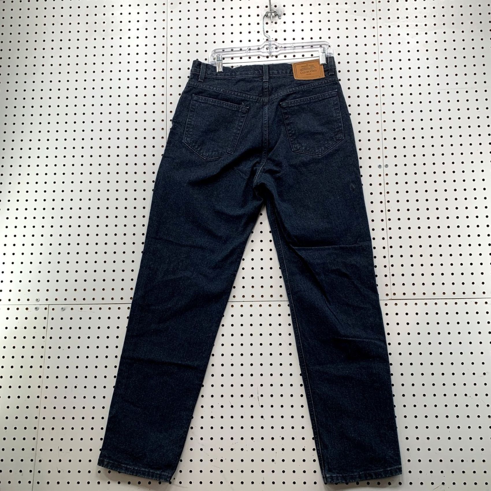 Calvin Klein VINTAGE Calvin Klein Jeans Mens 33 Dark Wash Union Straight USA Jeans Size US 33 - 2 Thumbnail