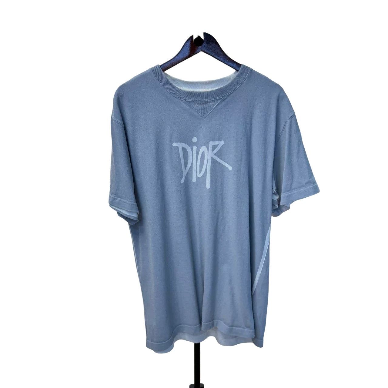 Dior Dior x Stussy Logo T-Shirt XL Size US XL / EU 56 / 4 - 1 Thumbnail