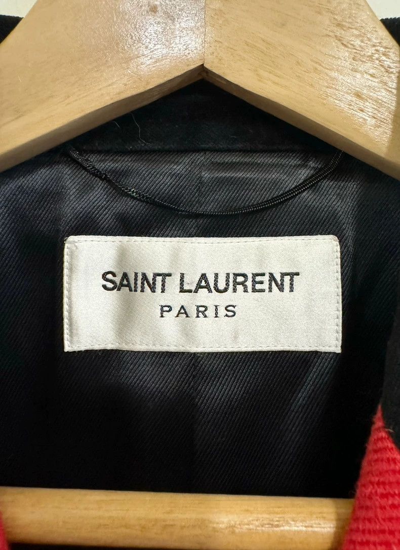 Saint Laurent Paris saint Laurent parisFall/Winter 16 Velvet Collar Red Wool C Size US M / EU 48-50 / 2 - 4 Thumbnail