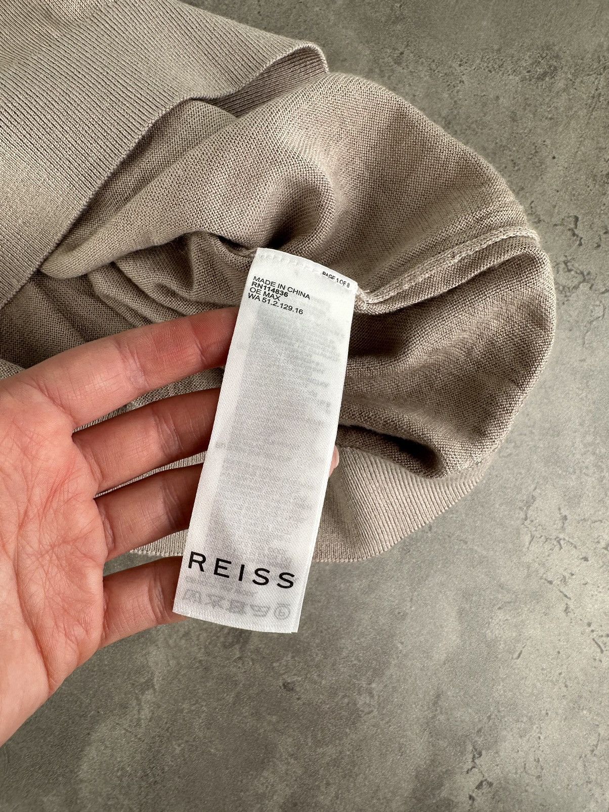 Reiss Reiss Polo With Zip Size US S / EU 44-46 / 1 - 6 Thumbnail