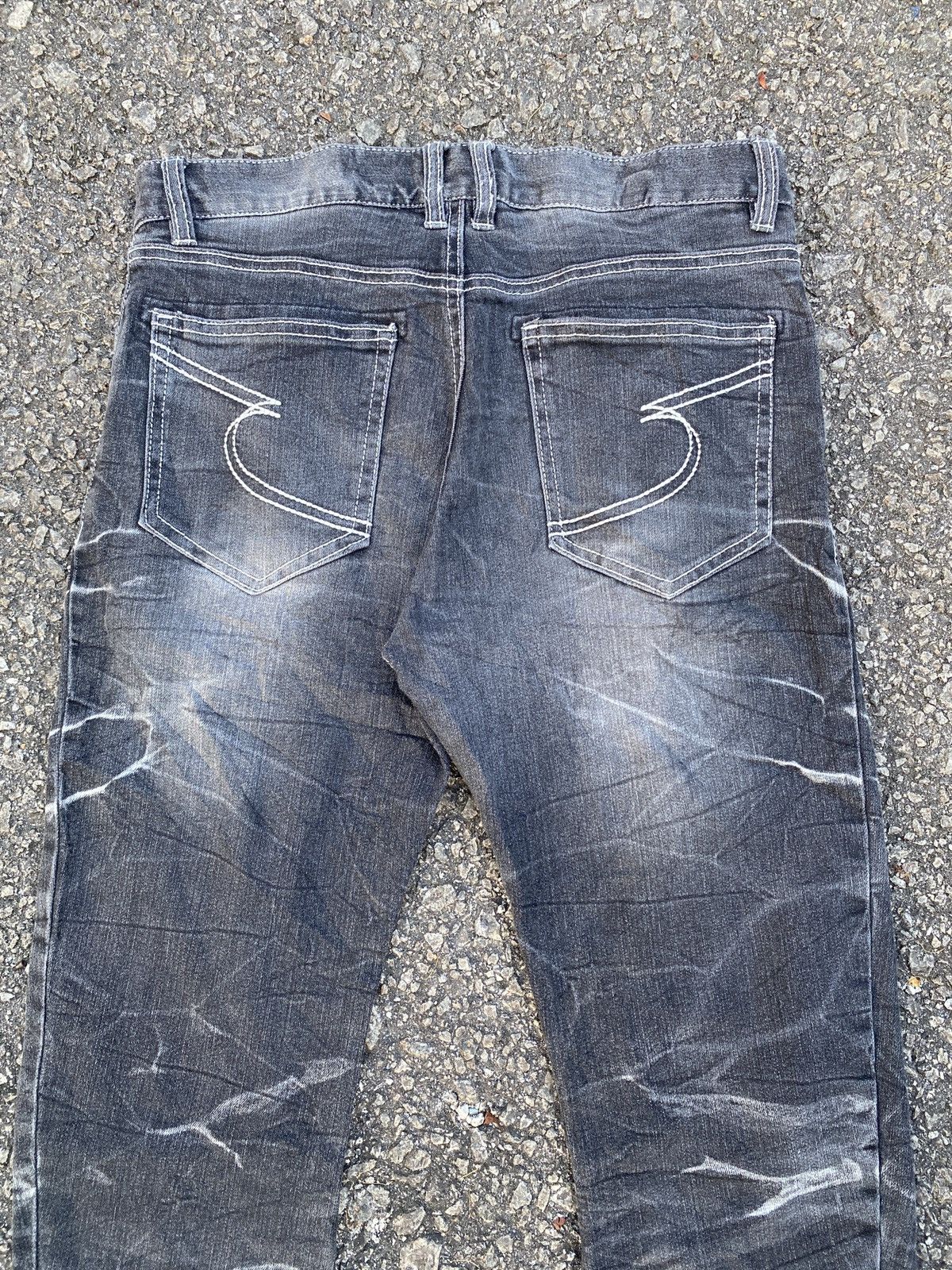 semanticdesign Semantics Design Japan Curve Leg Honeycomb Design Jeans Size US 30 / EU 46 - 9 Thumbnail