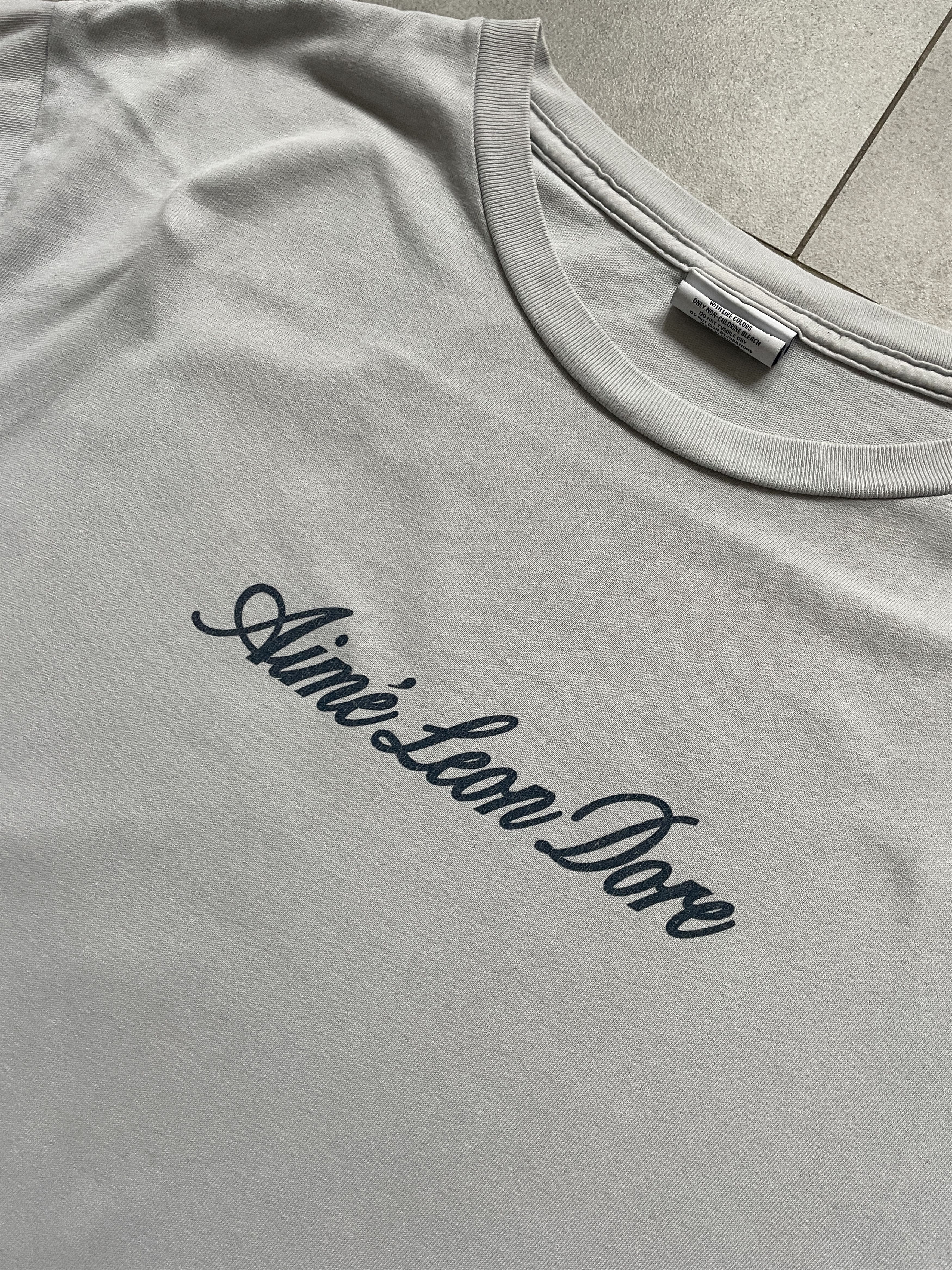 Aime Leon Dore AIME LEON DORE GRAY OLD MONEY LOGO TEE Size US XL / EU 56 / 4 - 1 Thumbnail
