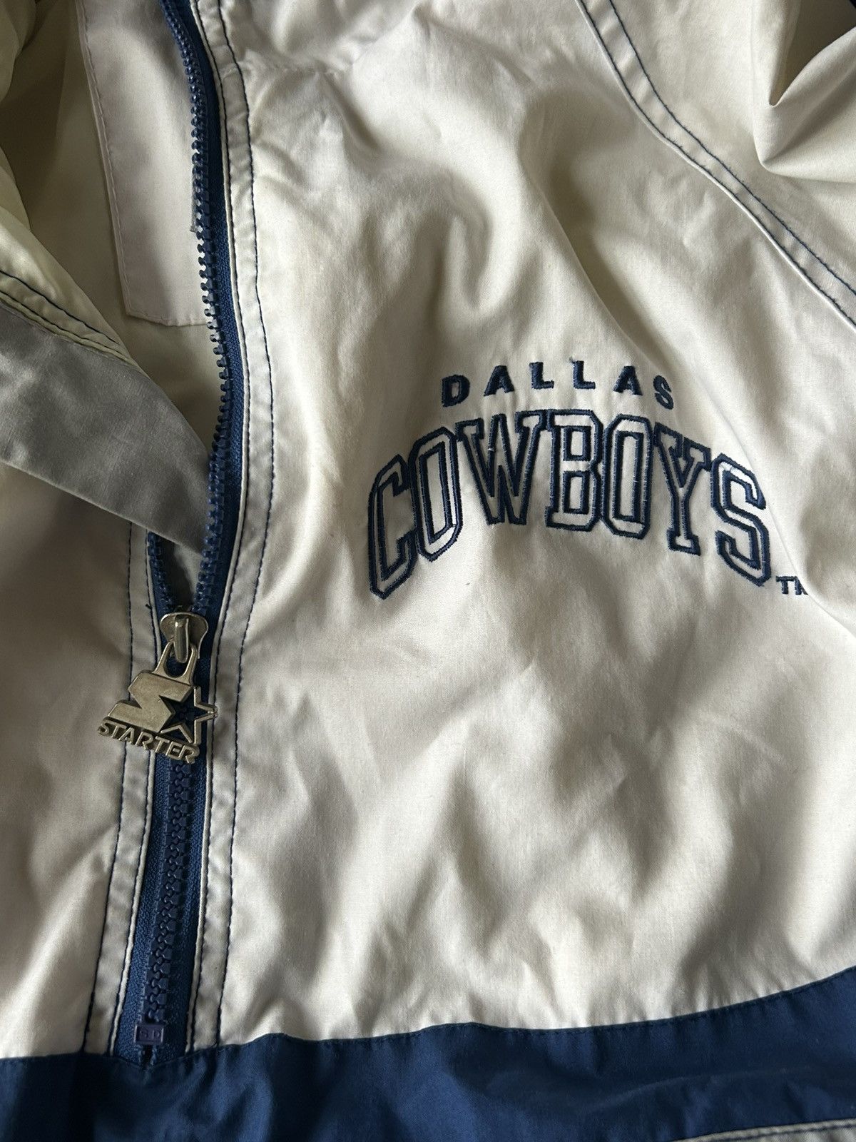 NFL × Starter Starter Dallas Cowboys Windbreaker Size US XL / EU 56 / 4 - 4 Thumbnail
