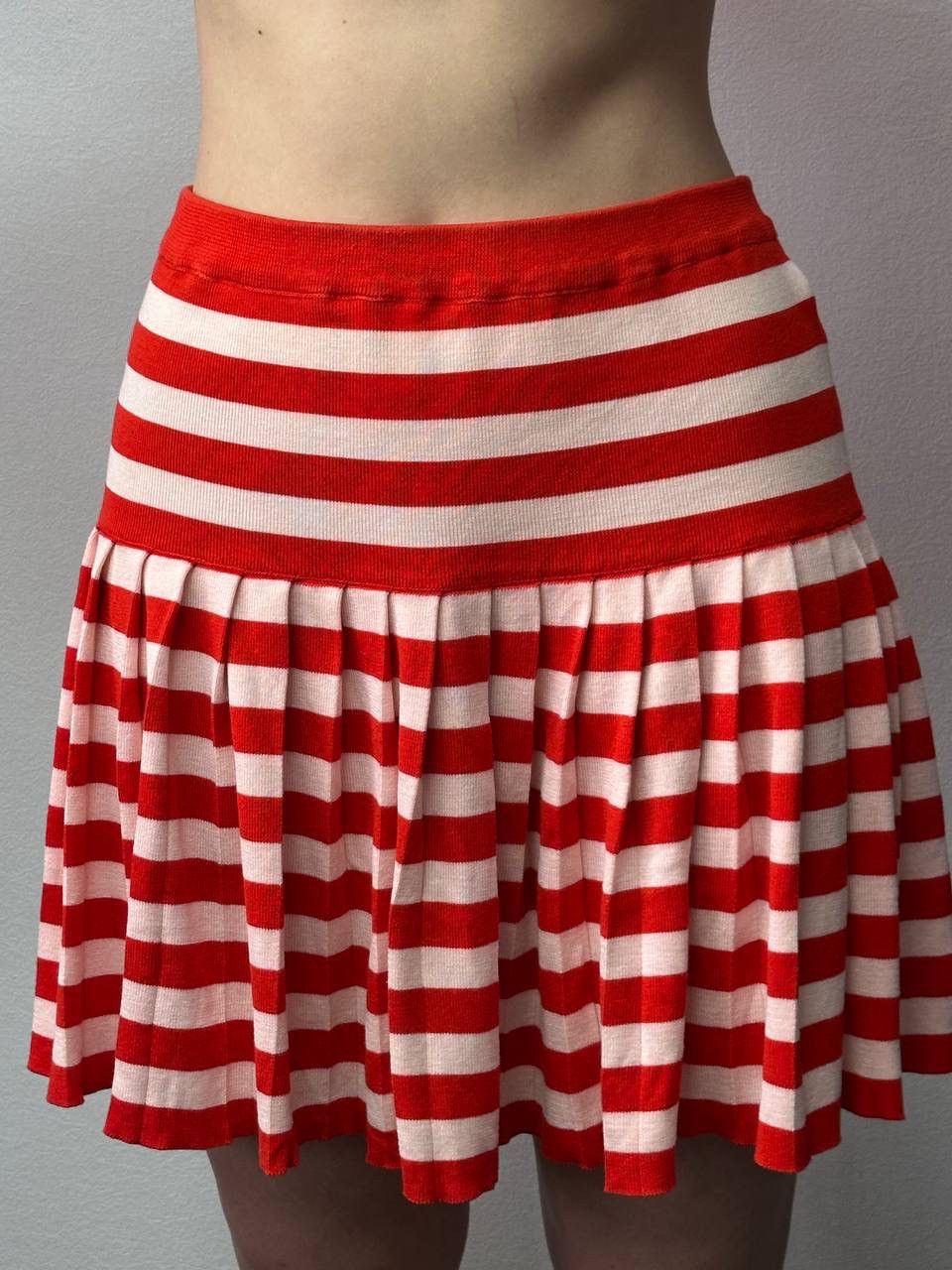 Escada ESCADA Margaretha Ley Striped Set Top Skirt Suit Luxury Y2K Size M / US 6-8 / IT 42-44 - 5 Thumbnail
