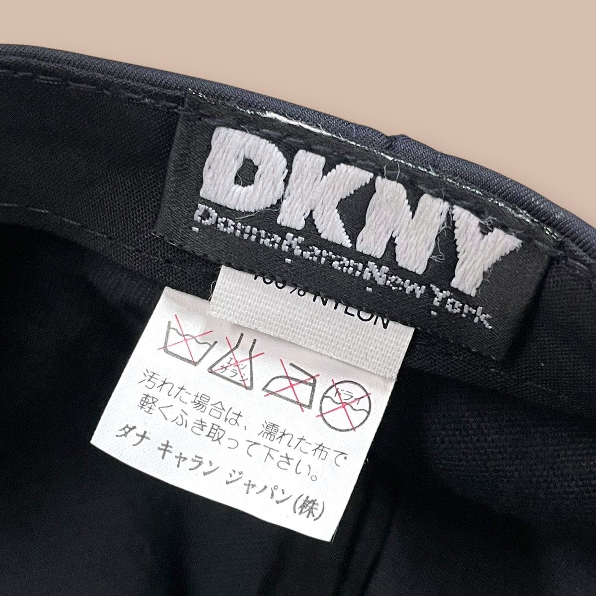 DKNY Vintage DKNY Dark Navy Shining Nylon Hat Size ONE SIZE - 12 Thumbnail