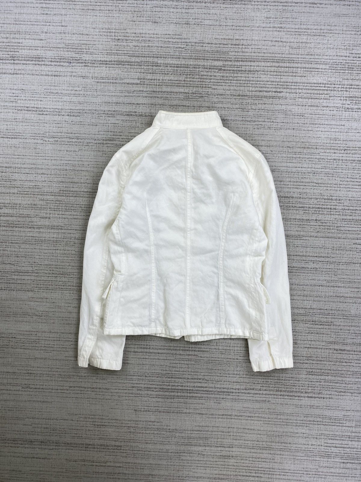Burberry × Japanese Brand × Vintage Vintage Burberry London Full White Jacket Size S / US 4 / IT 40 - 2 Thumbnail