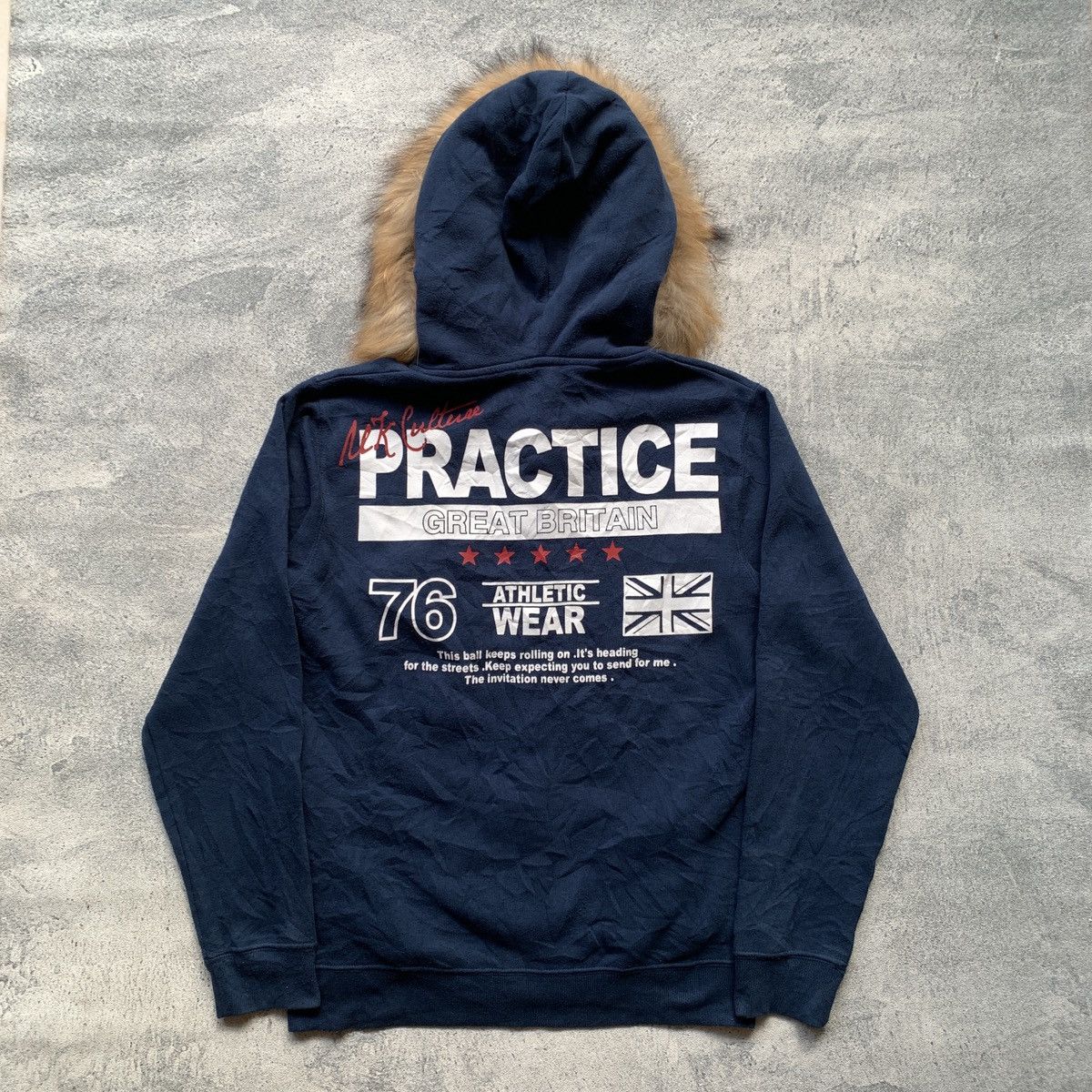 Japanese Brand Booth Poem Faux Fur LGB ifsix Vkei Style Zip Hoodie Size US M / EU 48-50 / 2 - 8 Thumbnail