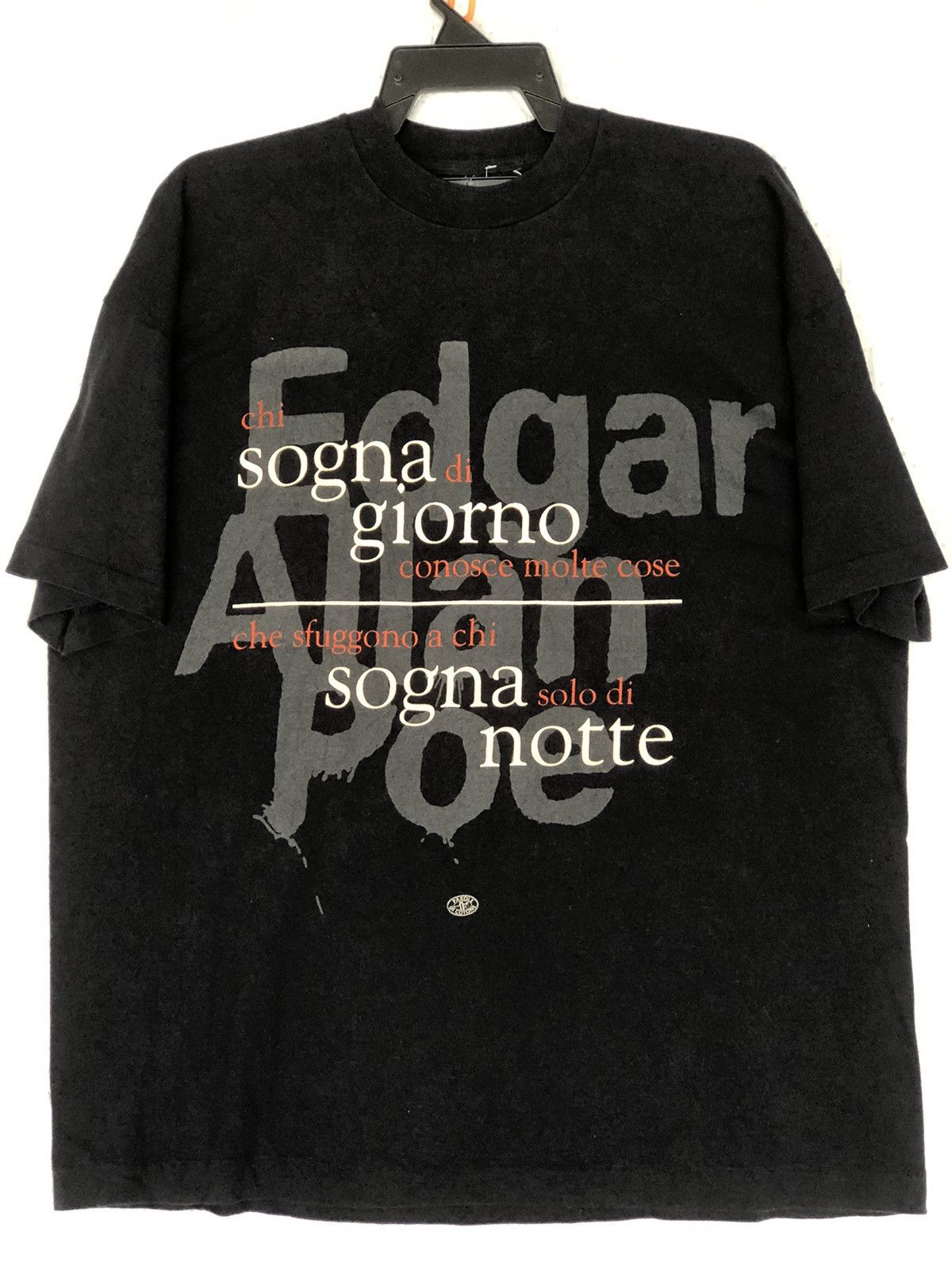Arts & Science Vintage 90s Edgar Allan Poe American POETRY Size US XL / EU 56 / 4 - 1 Thumbnail