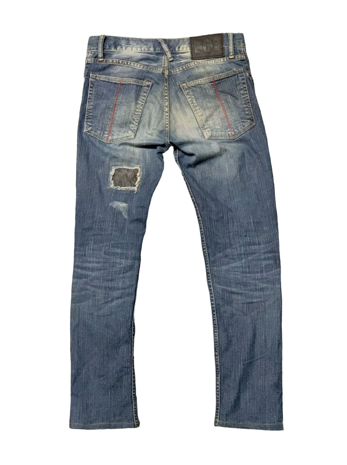 L.G.B ACID WASH WOLF CUT DENIM – glam archive