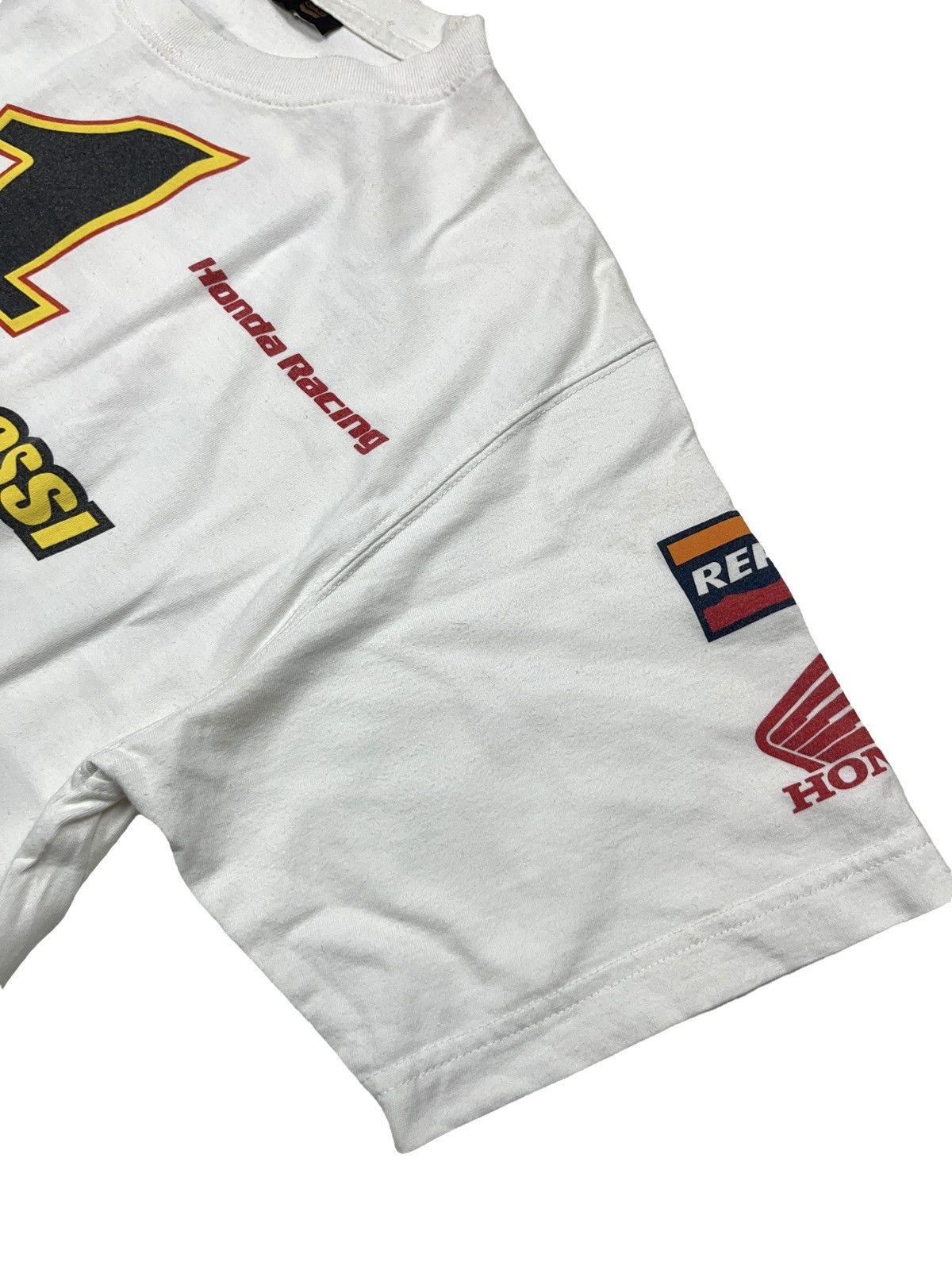 Honda Vintage Valentino Rossi x Honda Racing T-shirt Gas Respol Size US L / EU 52-54 / 3 - 5 Thumbnail