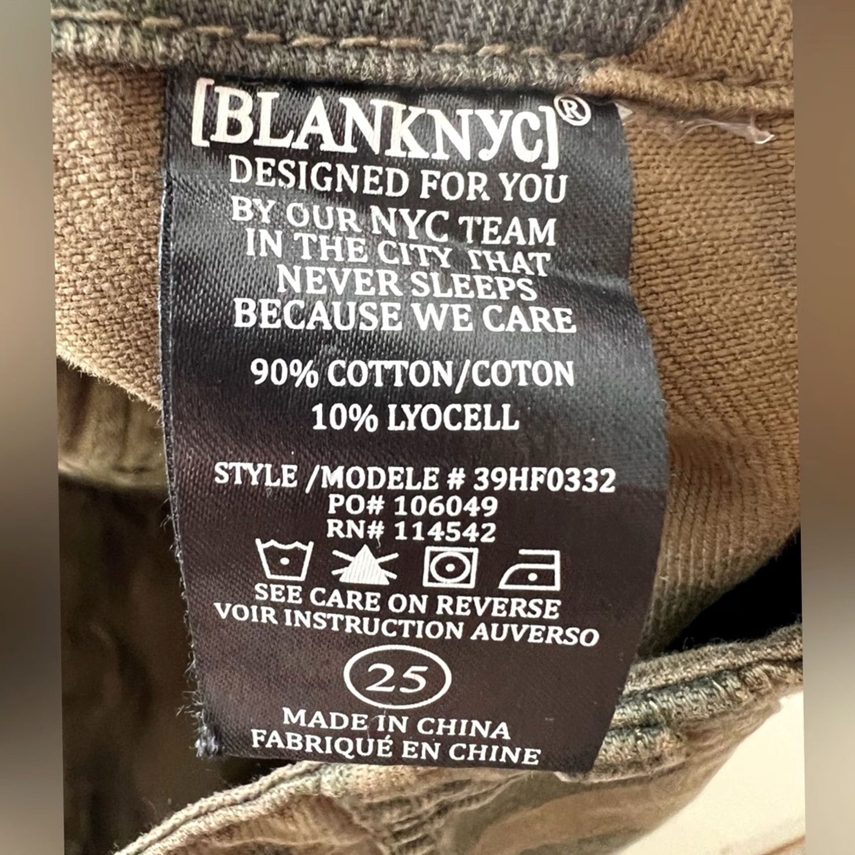 Vintage BLANK NYC Camo Denim Mini Skirt Womens Size 24 Green 90s Punk Grunge Raw Hem Skirt Womens Size 42" / US 20 - 4 Thumbnail