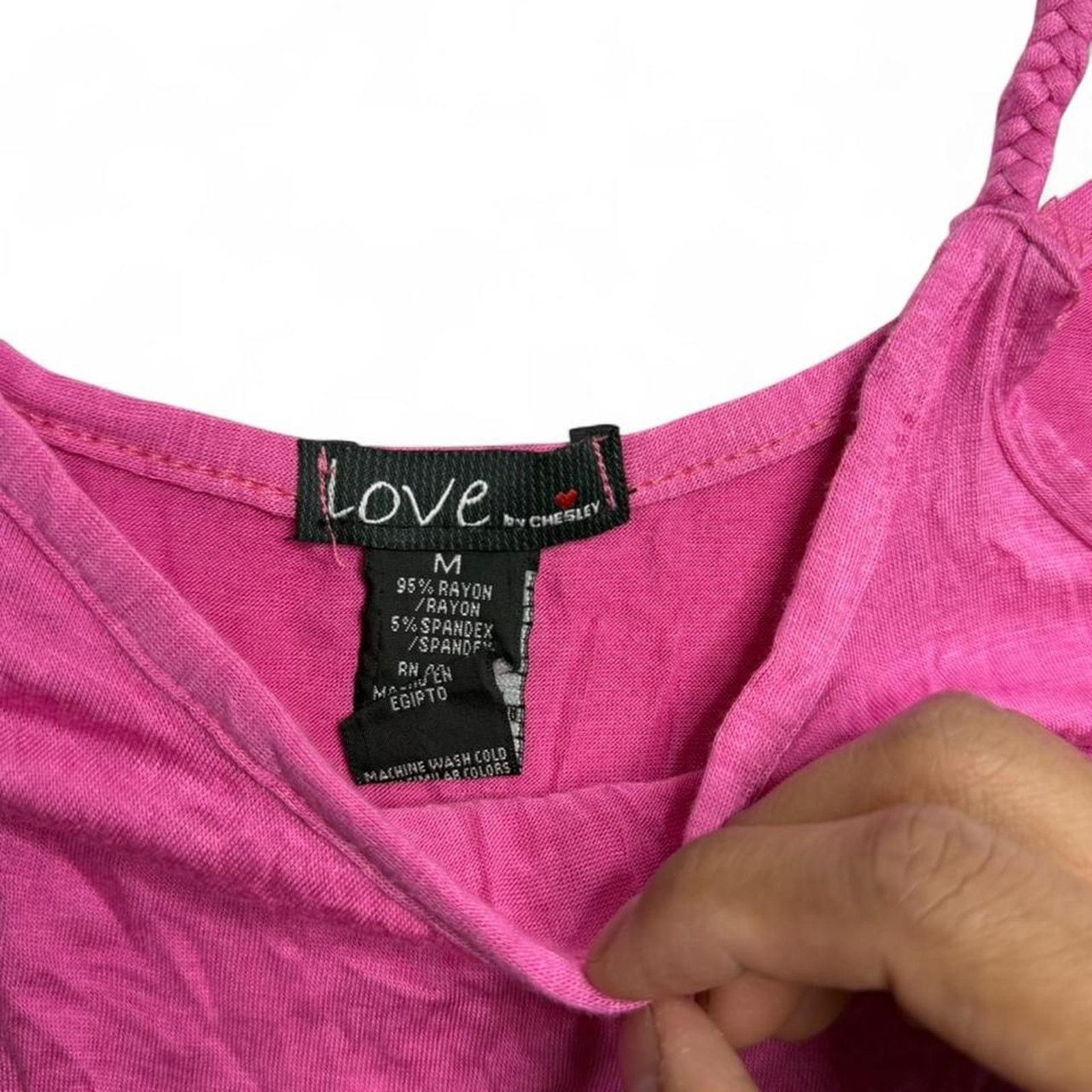 Other Pink Fringe Y2K Boho Summer Tank Top Love By Chelsey size M Size M / US 6-8 / IT 42-44 - 4 Thumbnail