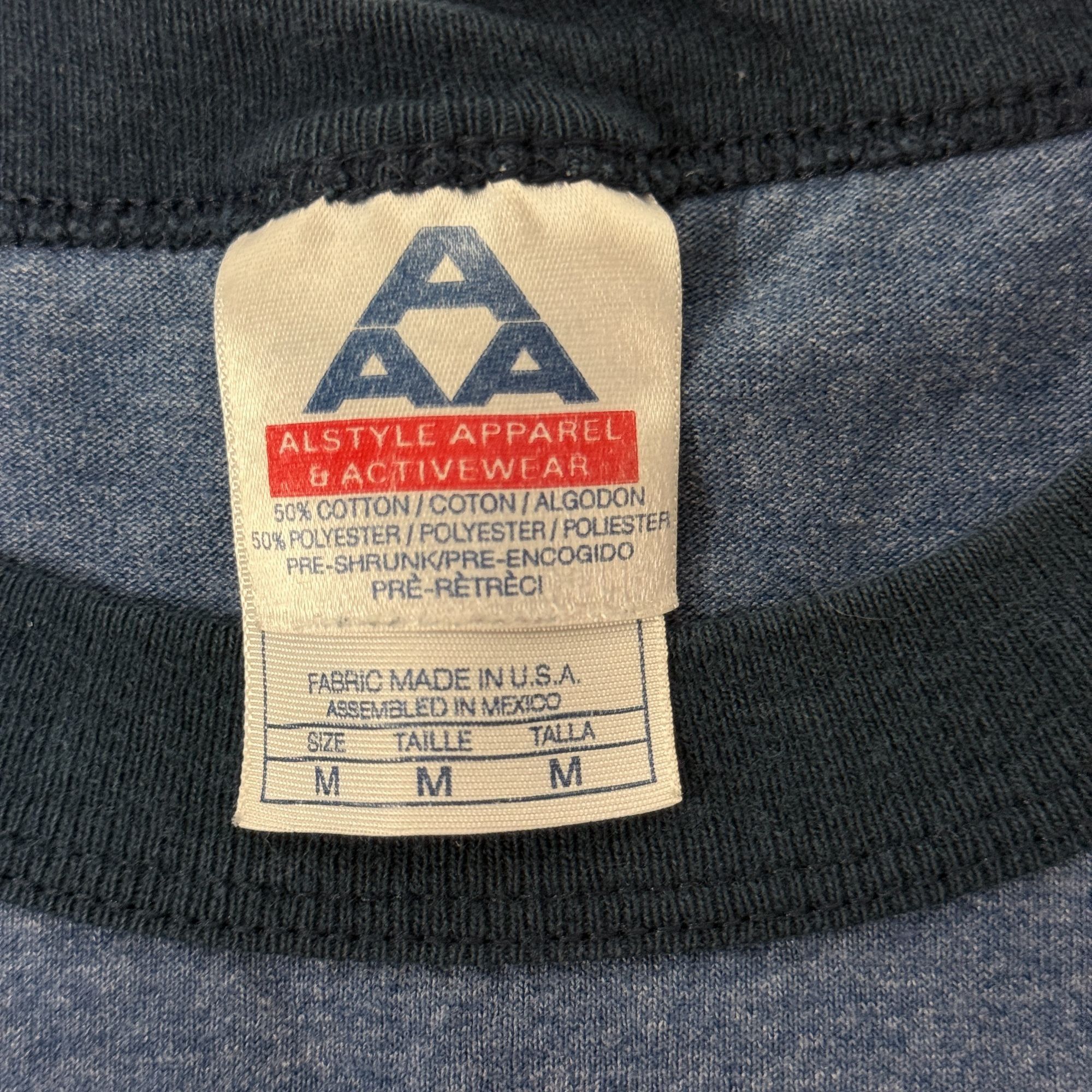 AAA 80's Heather STARSKY HUTCH Throwback Muscle Car 50/50 Ringer Size US M / EU 48-50 / 2 - 5 Thumbnail