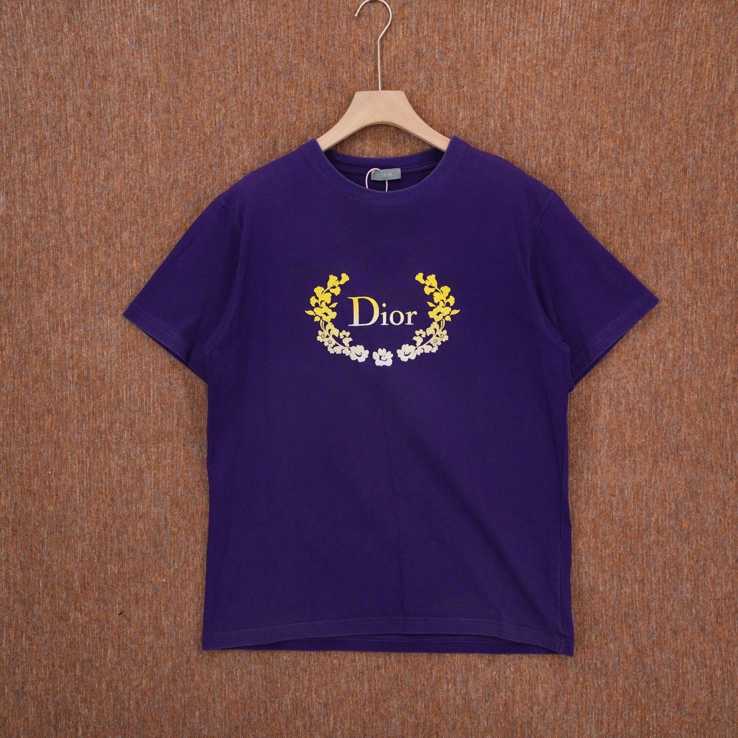 Dior Dior Purple Floral Logo Short Sleeve Size XL / US 12-14 / IT 48-50 - 1 Thumbnail