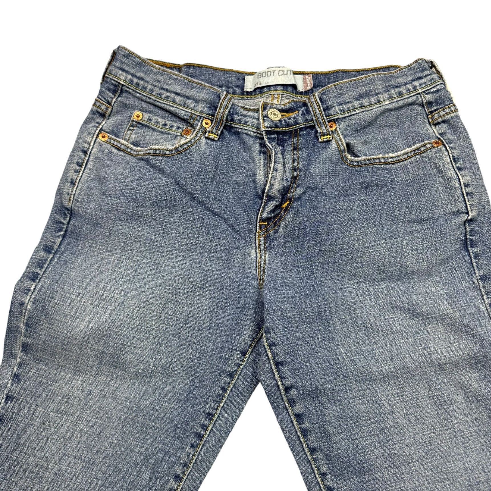 Levi's VINTAGE Levi's 515 Jeans Womens 6M 30x30 Bootcut Midrise Blue Denim 30 in Inseam Womens Boys Girls Mens Size 28" / US 6 / IT 42 - 2 Thumbnail