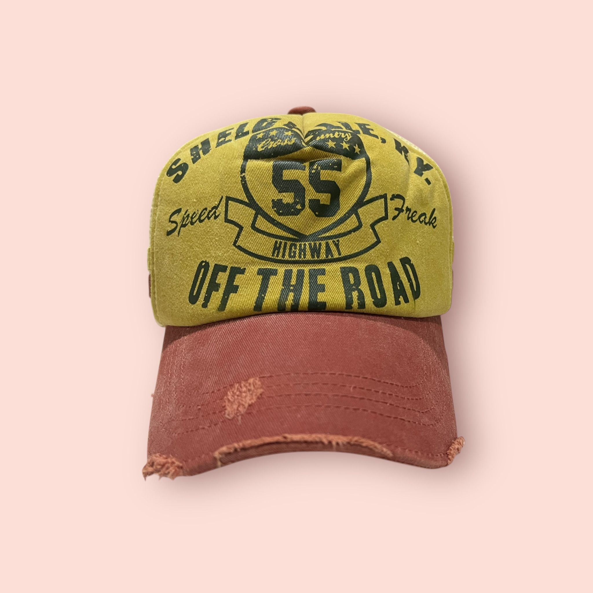 Japanese Brand × Vintage VINTAGE SPEED HIGHWAY FREAK DISTRESSED TRUCKER SNAPBACK Size ONE SIZE - 5 Thumbnail