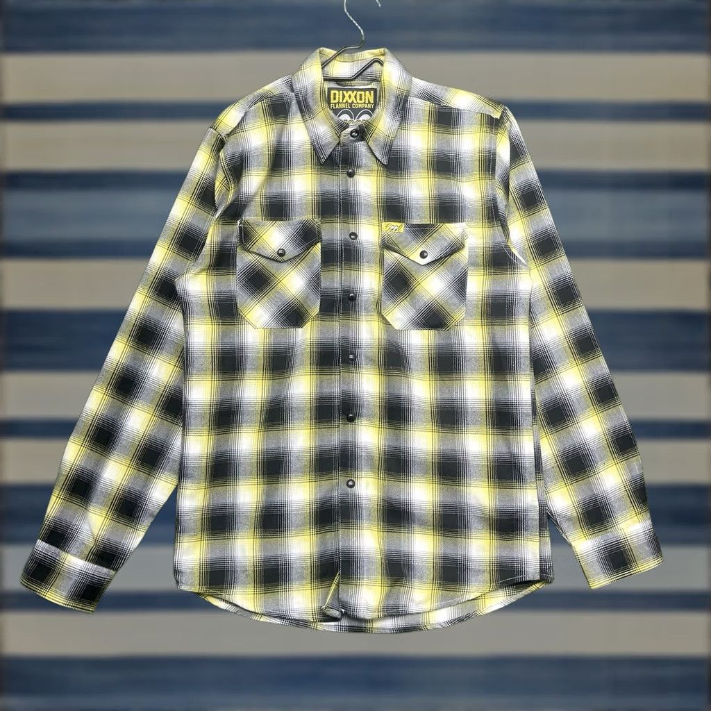 Vintage Dixxon Flannel Moon Eyes Shirt Mens Small Yellow Plaid Snap Button Long Sleeve Size US S / EU 44-46 / 1 - 1 Thumbnail