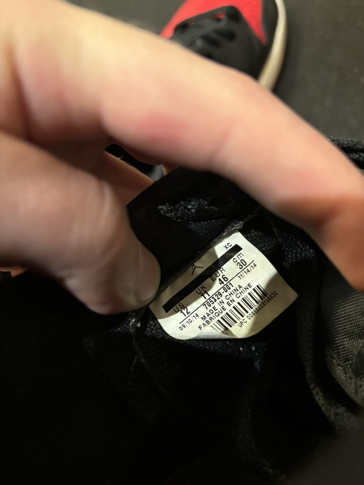 Jordan Brand Jordan 1 Retro Low ‘Bred’ 2015 Size US 12 / EU 45 - 7 Thumbnail