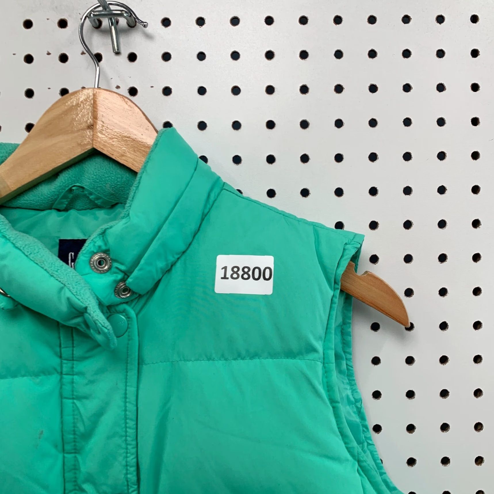 Gap VINTAGE Gap Puffer DOWN Vest Sleeveless Teal Green Womens Medium Full Zip 20X24 Size M / US 6-8 / IT 42-44 - 7 Thumbnail