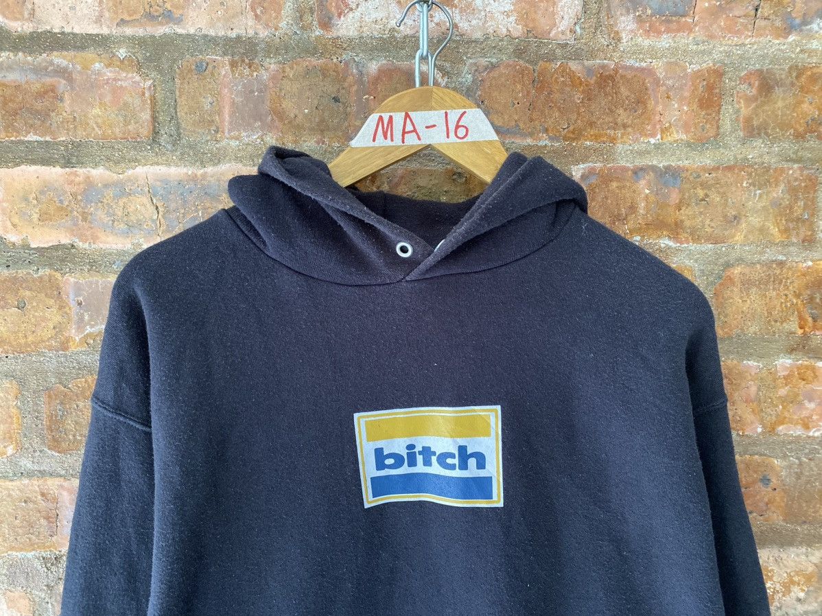 Powell Peralta 🔥1990s BITCH skateboard Box logo hoodie Size US L / EU 52-54 / 3 - 3 Thumbnail