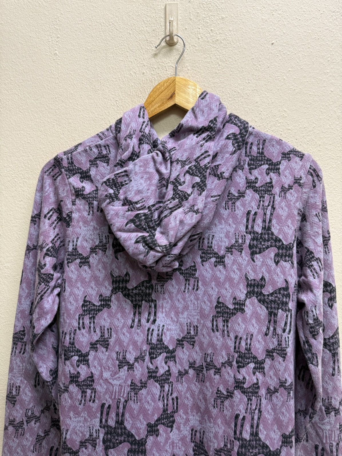 Uniqlo Ivanahelsinki Uniqlo Black Cat Patern Zipper Sweater Hoodie Size US S / EU 44-46 / 1 - 15 Thumbnail
