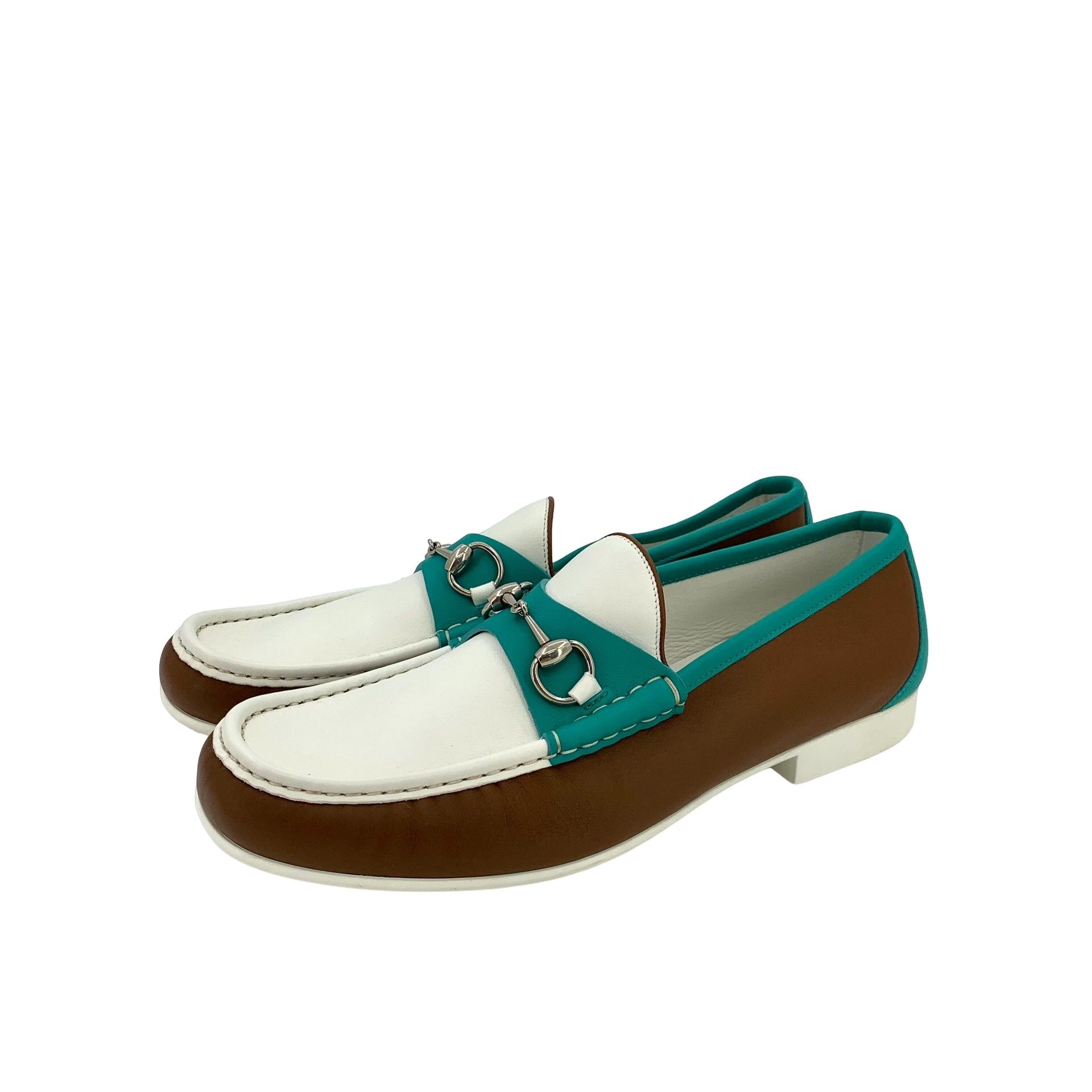 Gucci Gucci Colorblock Horsebit Leather Loafers EU 42.5 Size US 9.5 / EU 42-43 - 1 Thumbnail
