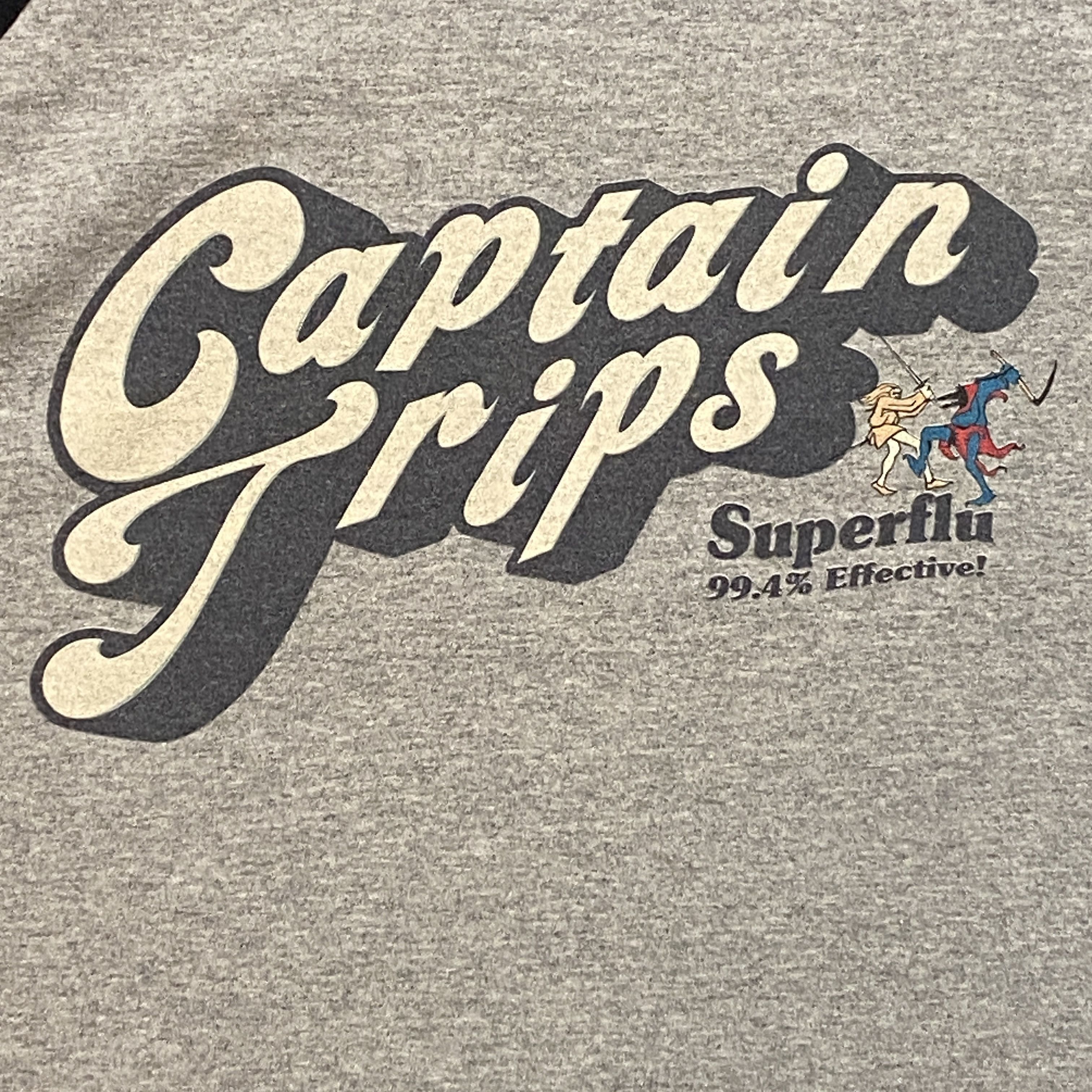 Champion × Vintage 90s CAPTAIN TRIPS Raglan T Shirt STEPHEN KINGS THE STAND Size US L / EU 52-54 / 3 - 2 Thumbnail