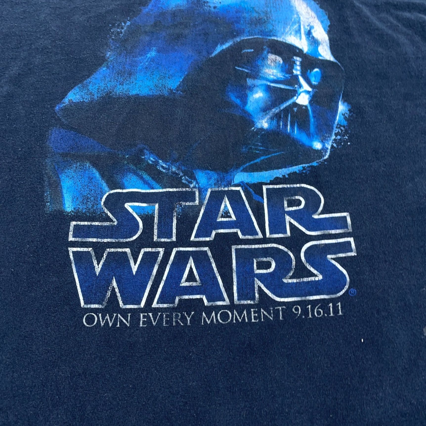 Fruit Of The Loom VINTAGE Star Wars Shirt Men XL Black Darth Vader Y2K Movie Promo Faded Skate Size US XL / EU 56 / 4 - 5 Thumbnail