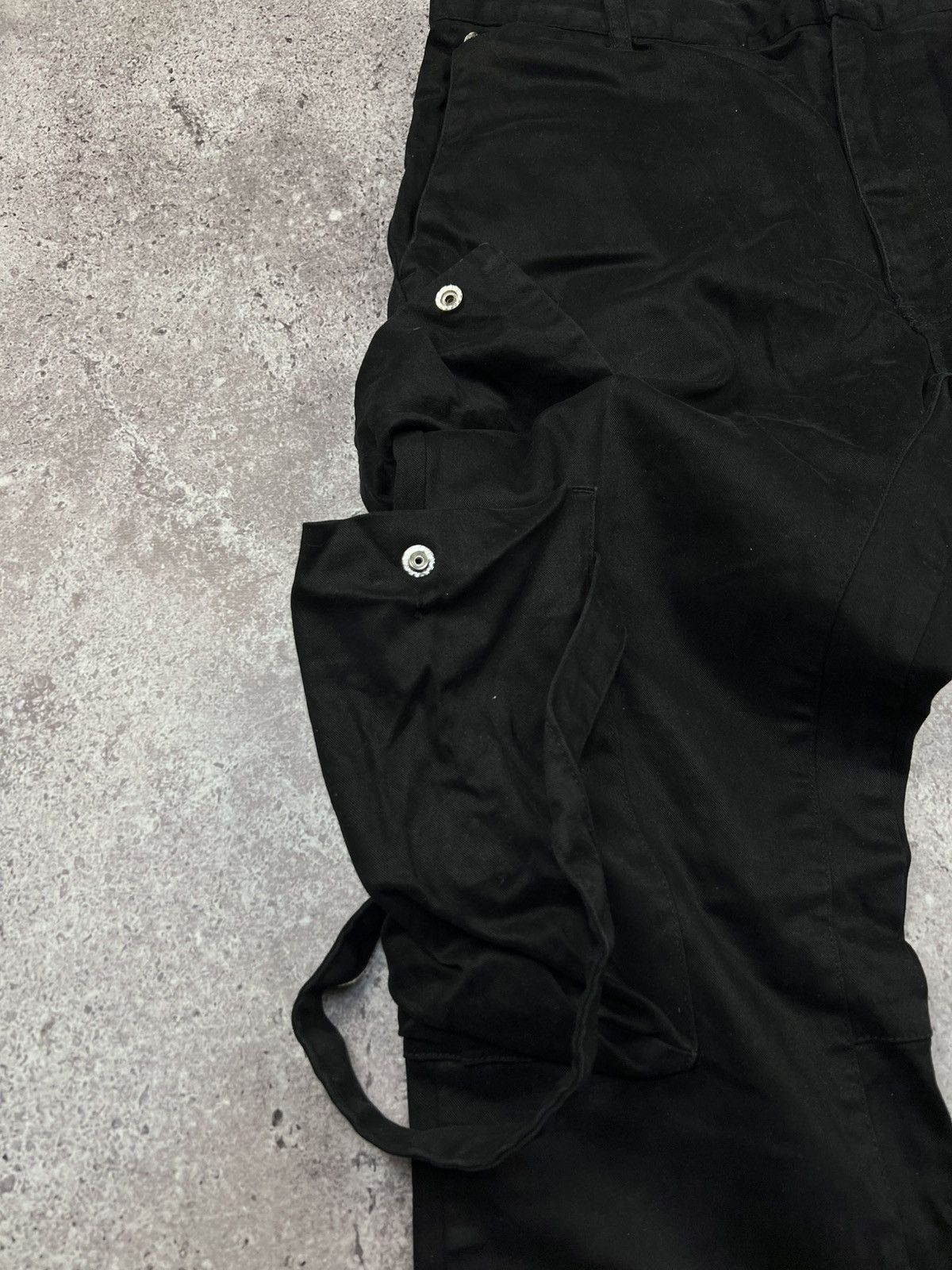 Vuja De Vuja Dé Avant Garde Flared Cargo Pants Japanese Brand Size US 32 / EU 48 - 4 Thumbnail