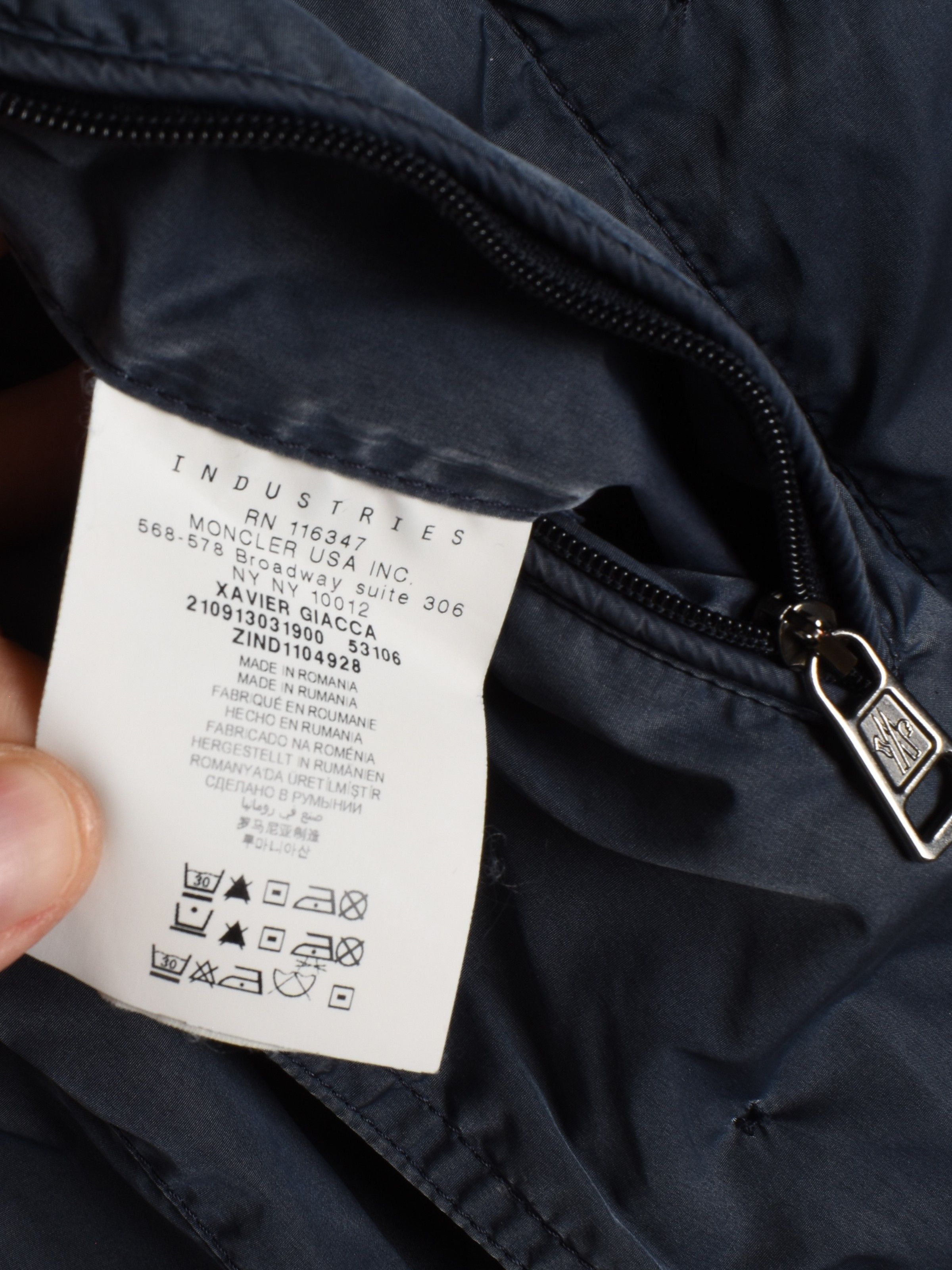 Moncler Moncler Men Jacket Xavier Light Size 2/M, S1377 Size US M / EU 48-50 / 2 - 7 Thumbnail